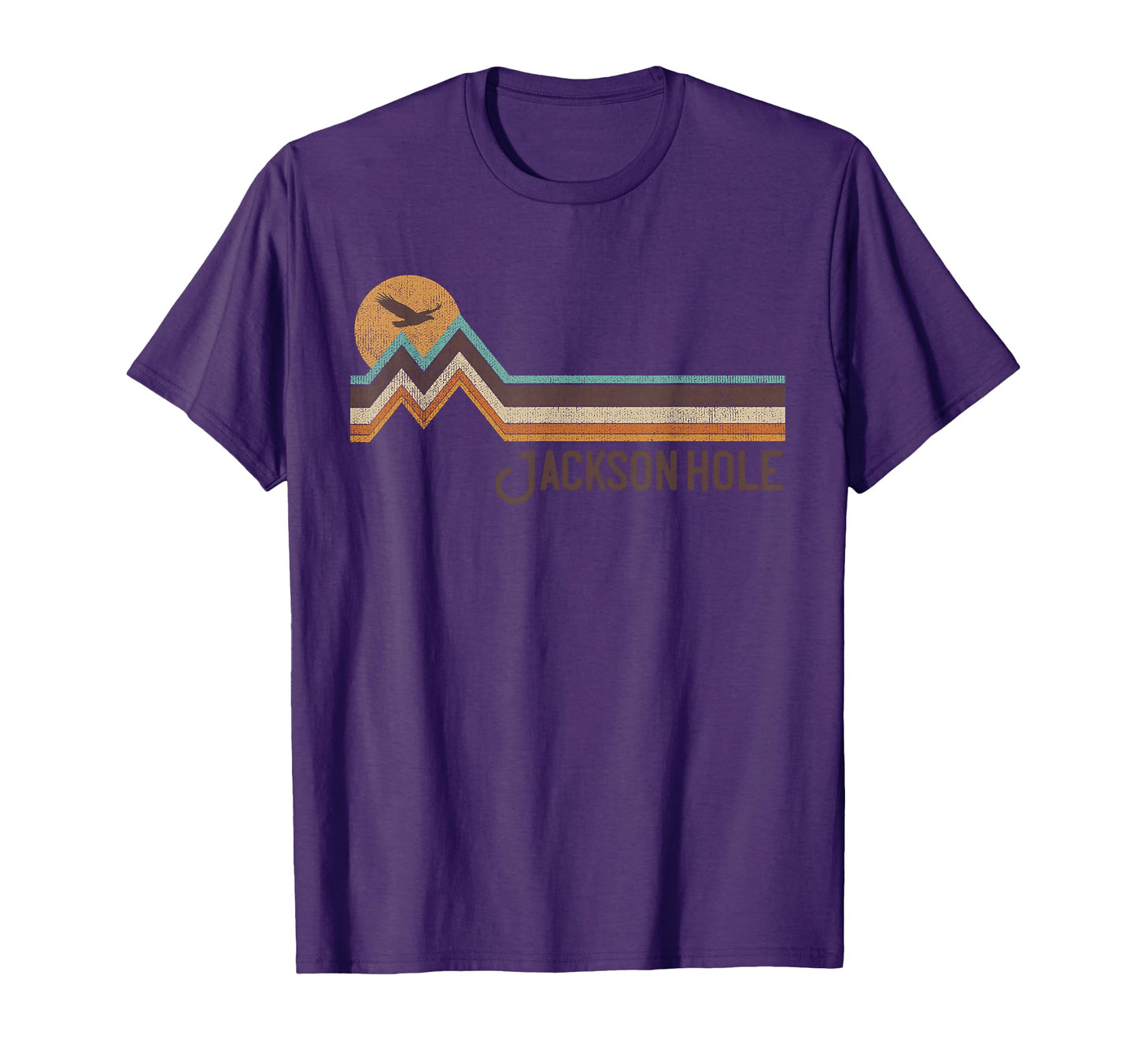 Jackson Hole Wyoming 70S 80S T-Shirt - Minimalist Print for Adults - T-Shirt, Sweatshirt, Hoodie