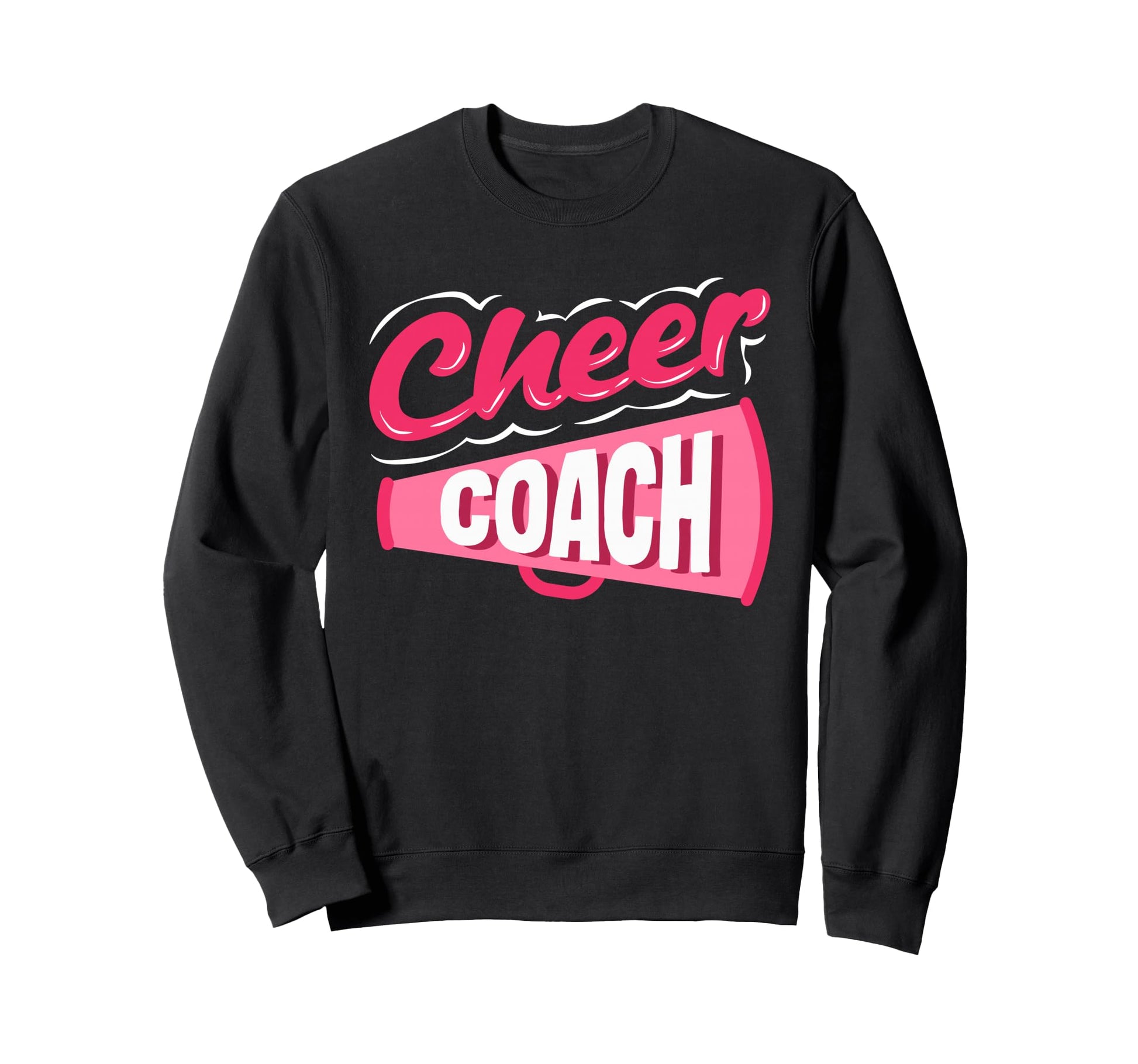 Cheer Coach Cheerleader Coach Sweatshirt - Unique Graphic Unisex - T-Shirt, Sweatshirt, Hoodie
