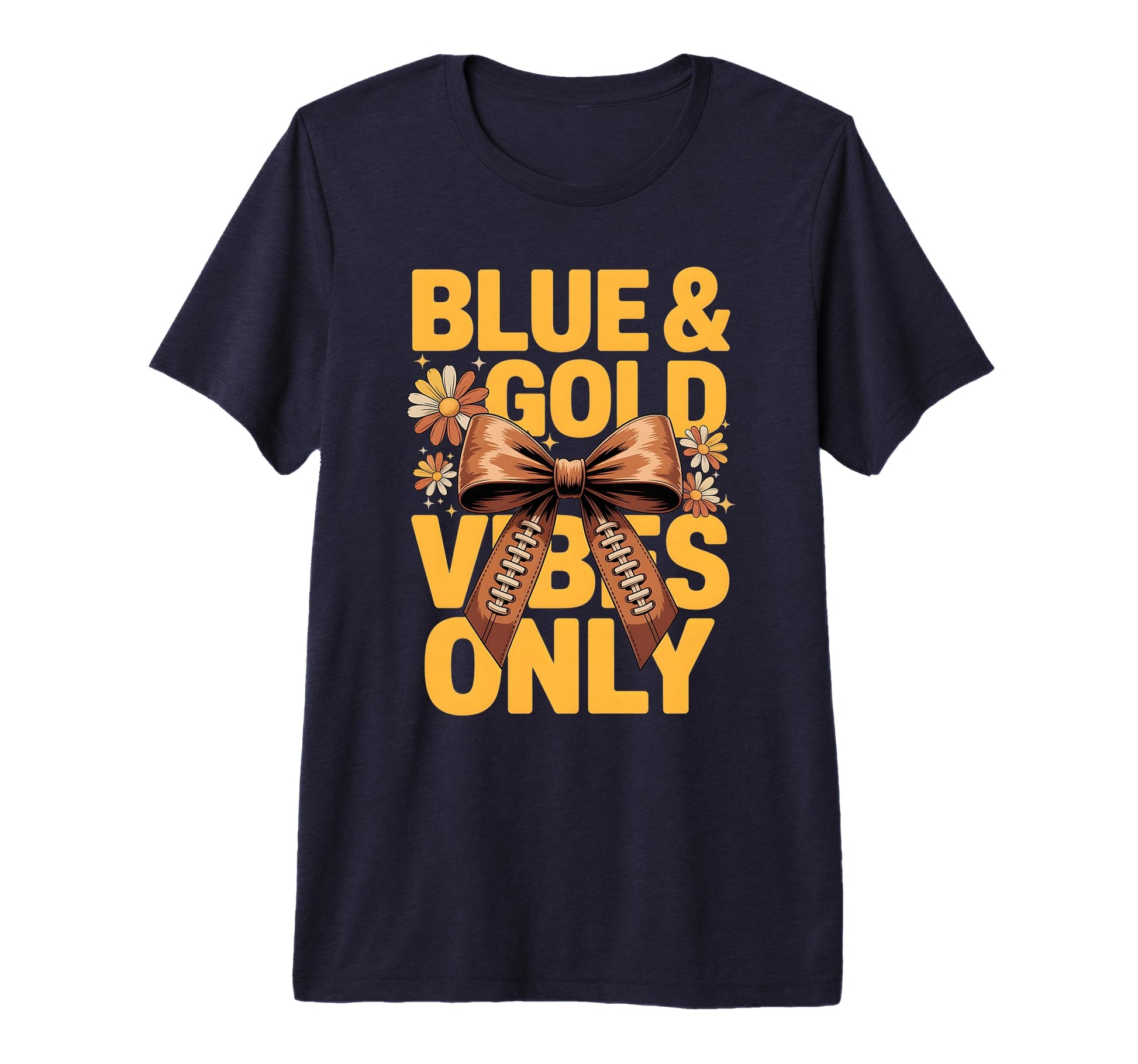 Blue Gold Vibes Only Competition T-Shirt - Custom Art Print for Adults - T-Shirt, Sweatshirt, Hoodie