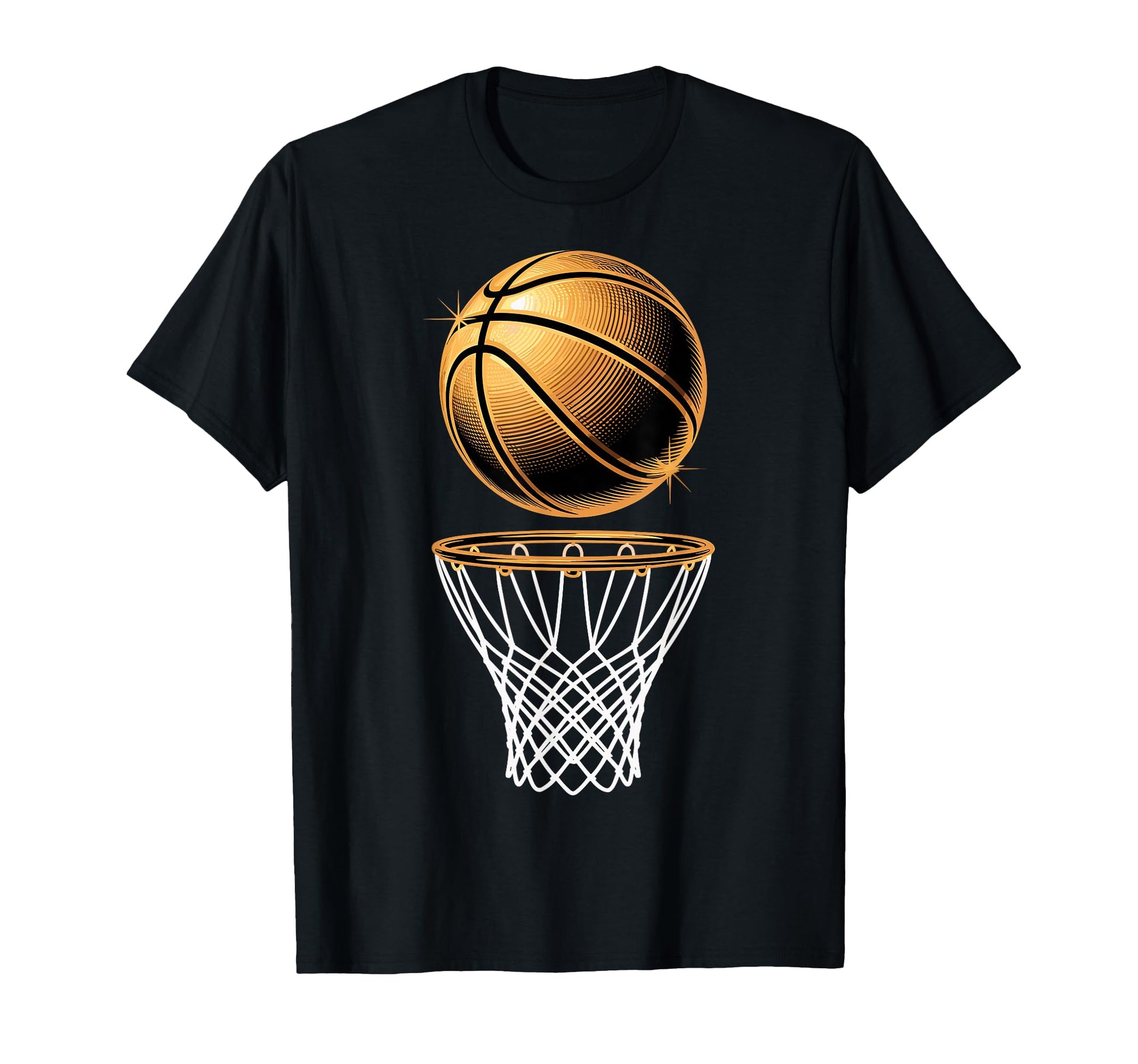Basketball Basket Ball Basketball T-Shirt - Graphic Print for Adults - T-Shirt, Sweatshirt, Hoodie