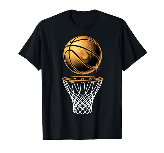 Basketball Basket Ball Basketball T-Shirt - Graphic Print for Adults - T-Shirt, Sweatshirt, Hoodie