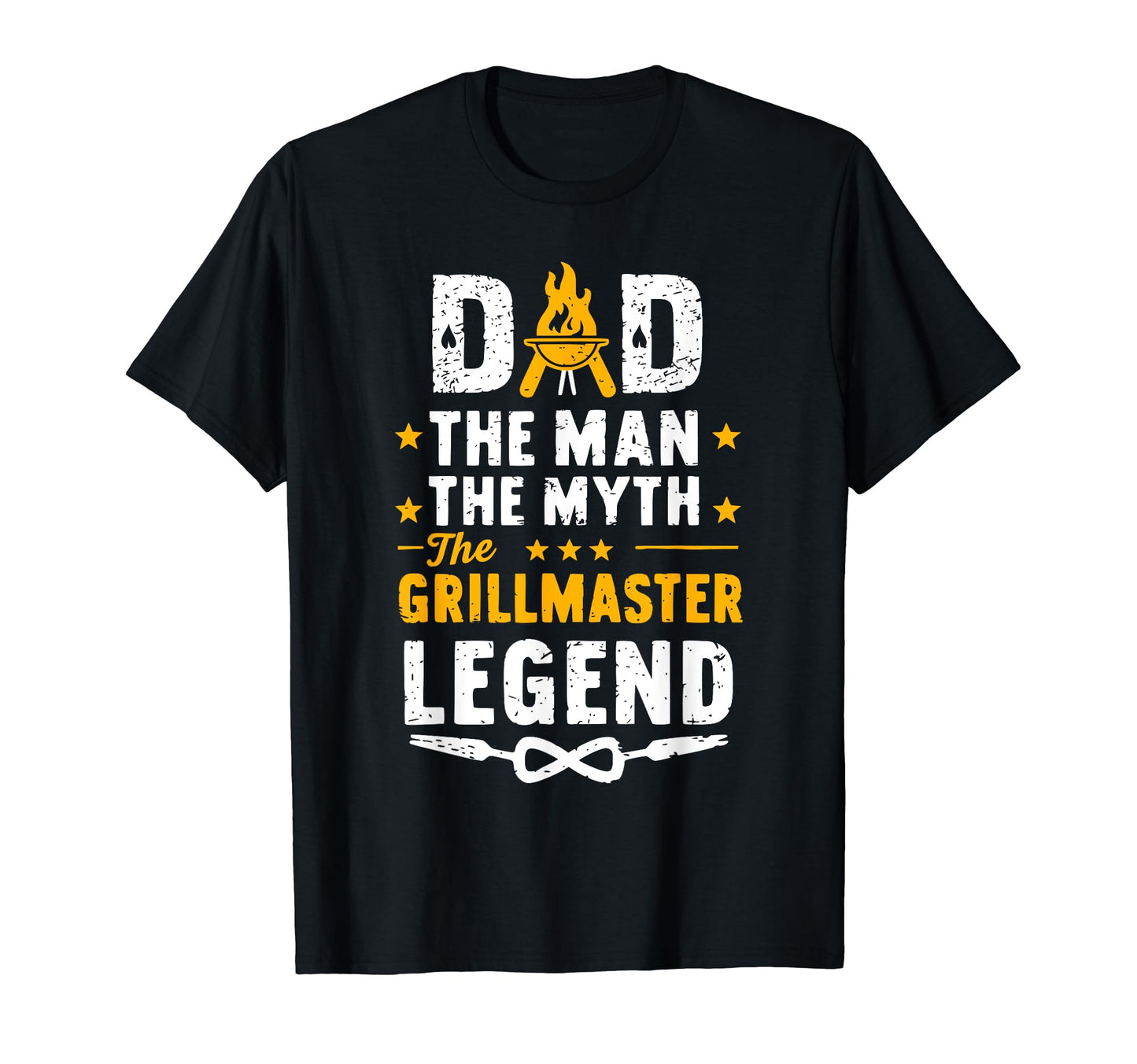 Mens Myth Legend Dad Grill Master T-Shirt - Fun Novelty Design Unisex - T-Shirt, Sweatshirt, Hoodie