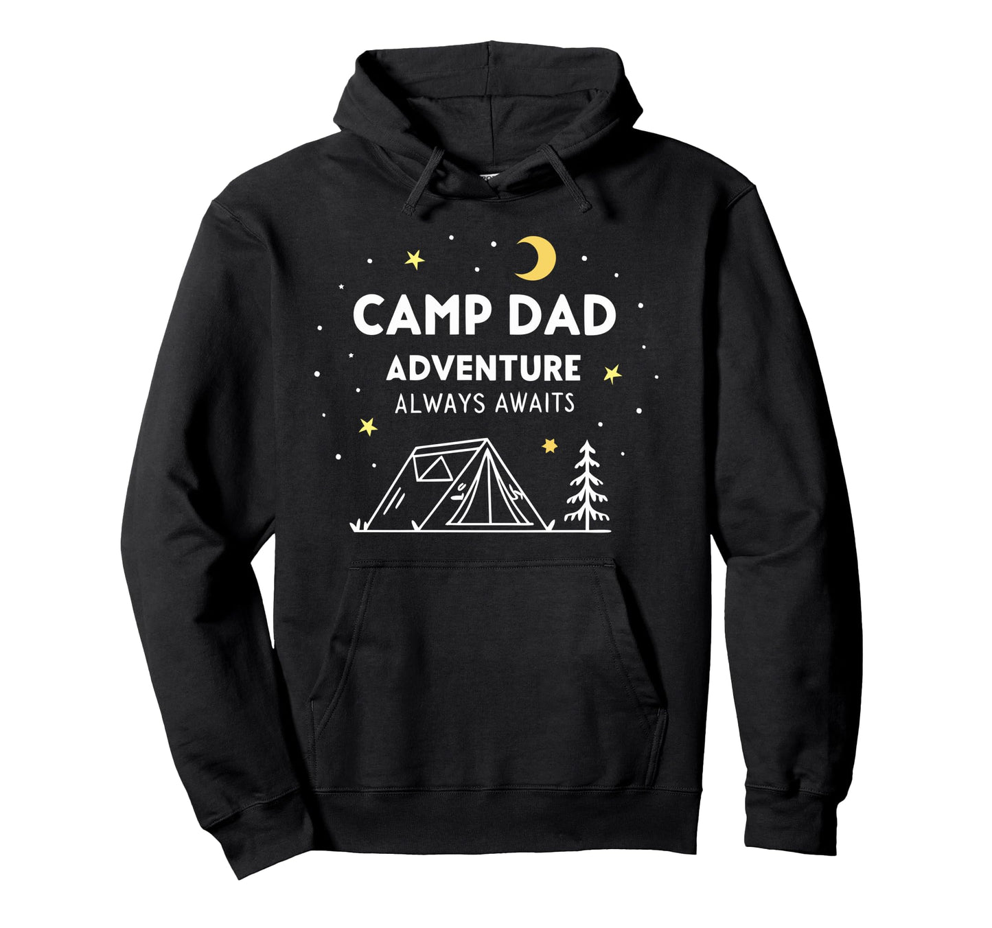 Camping Dad Fathers Day Hoodie - Casual Everyday Wear Men Women - T-Shirt, Sweatshirt, Hoodie