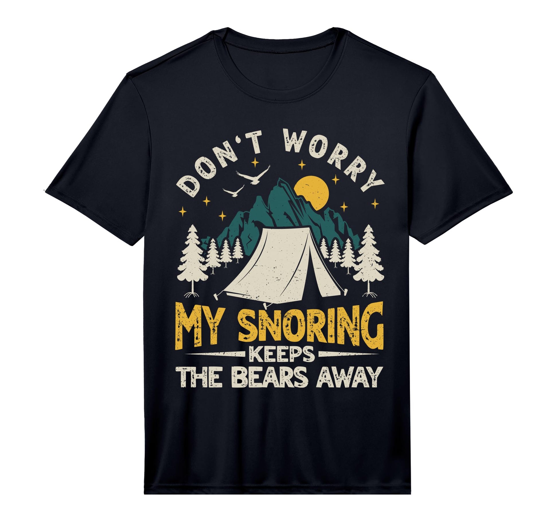 Mens My Snoring Keeps Bears Away Funny T-Shirt - Novelty Apparel Unisex - T-Shirt, Sweatshirt, Hoodie