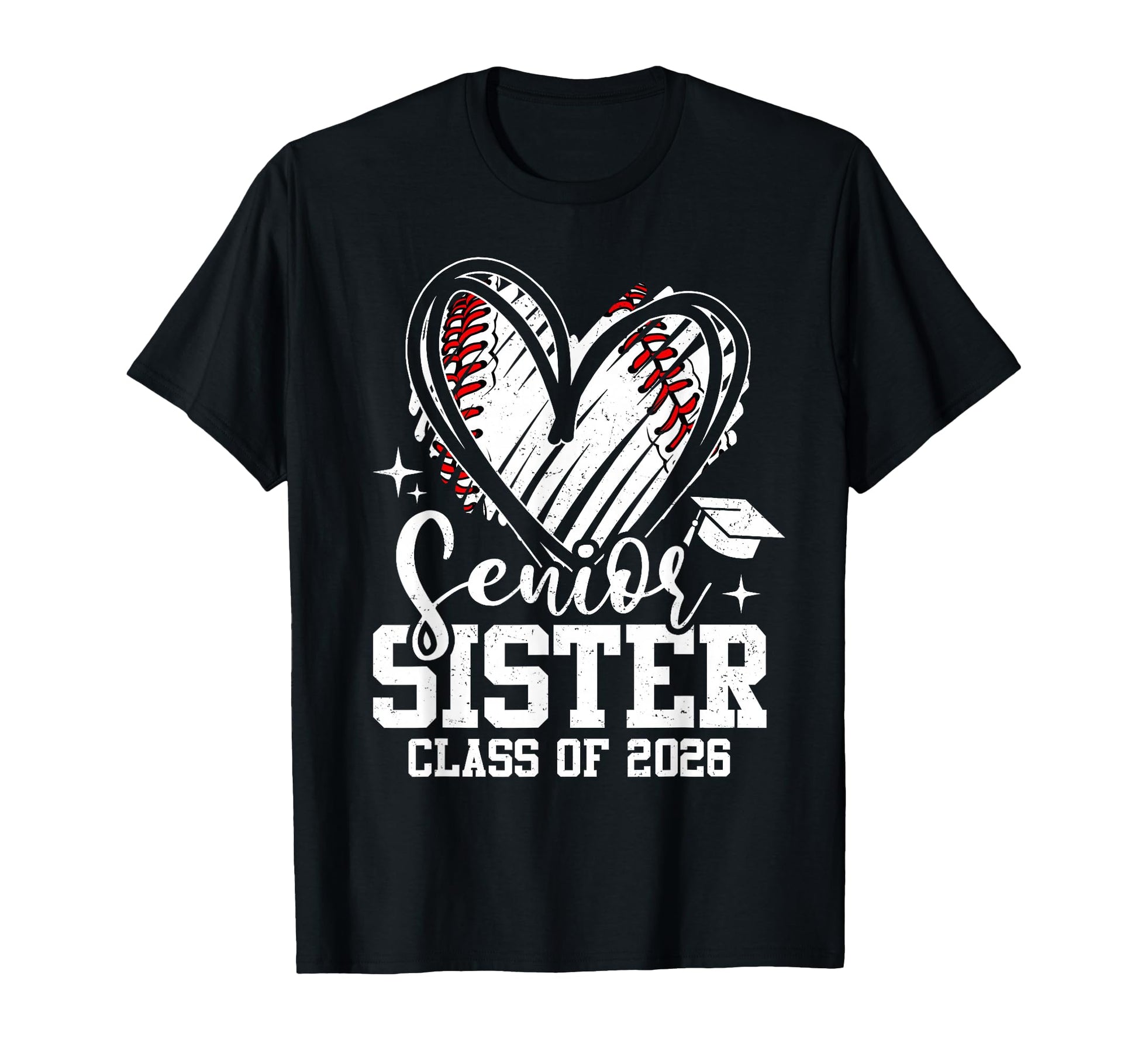 Senior Sister Class 2026 Baseball T-Shirt - Streetwear Style for Adults - T-Shirt, Sweatshirt, Hoodie