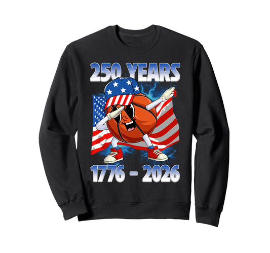 250 America Years 1776 2026 Sweatshirt - Fun Novelty Design Unisex - T-Shirt, Sweatshirt, Hoodie