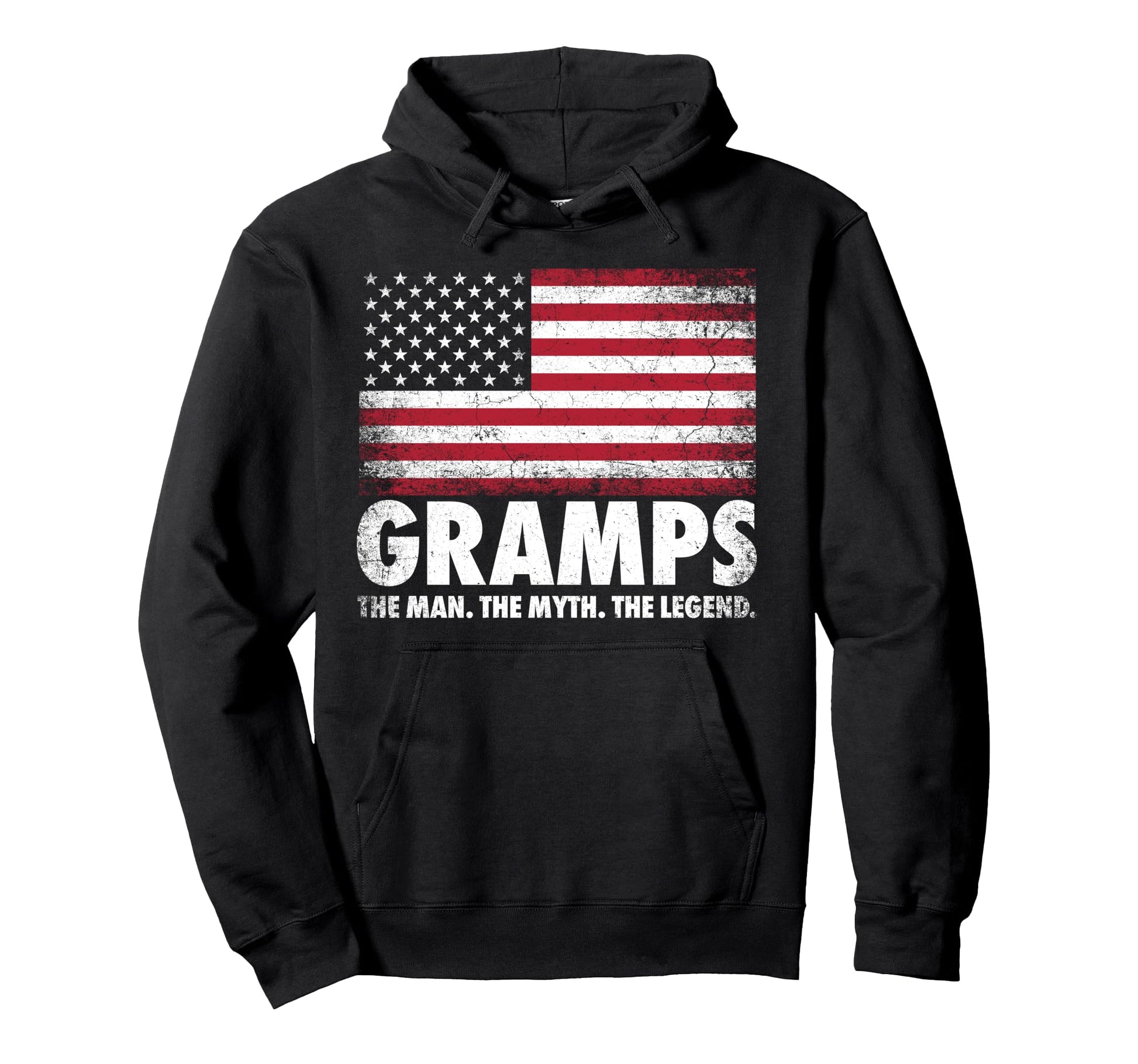 Gramps Myth Legend Fathers Day 4Th July Hoodie - Custom Art Print Unisex - T-Shirt, Sweatshirt, Hoodie