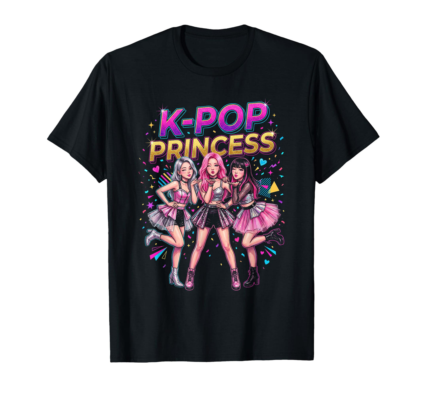 K Pop Princess Group Fan Music Lover T-Shirt - Novelty Apparel for Adults - T-Shirt, Sweatshirt, Hoodie