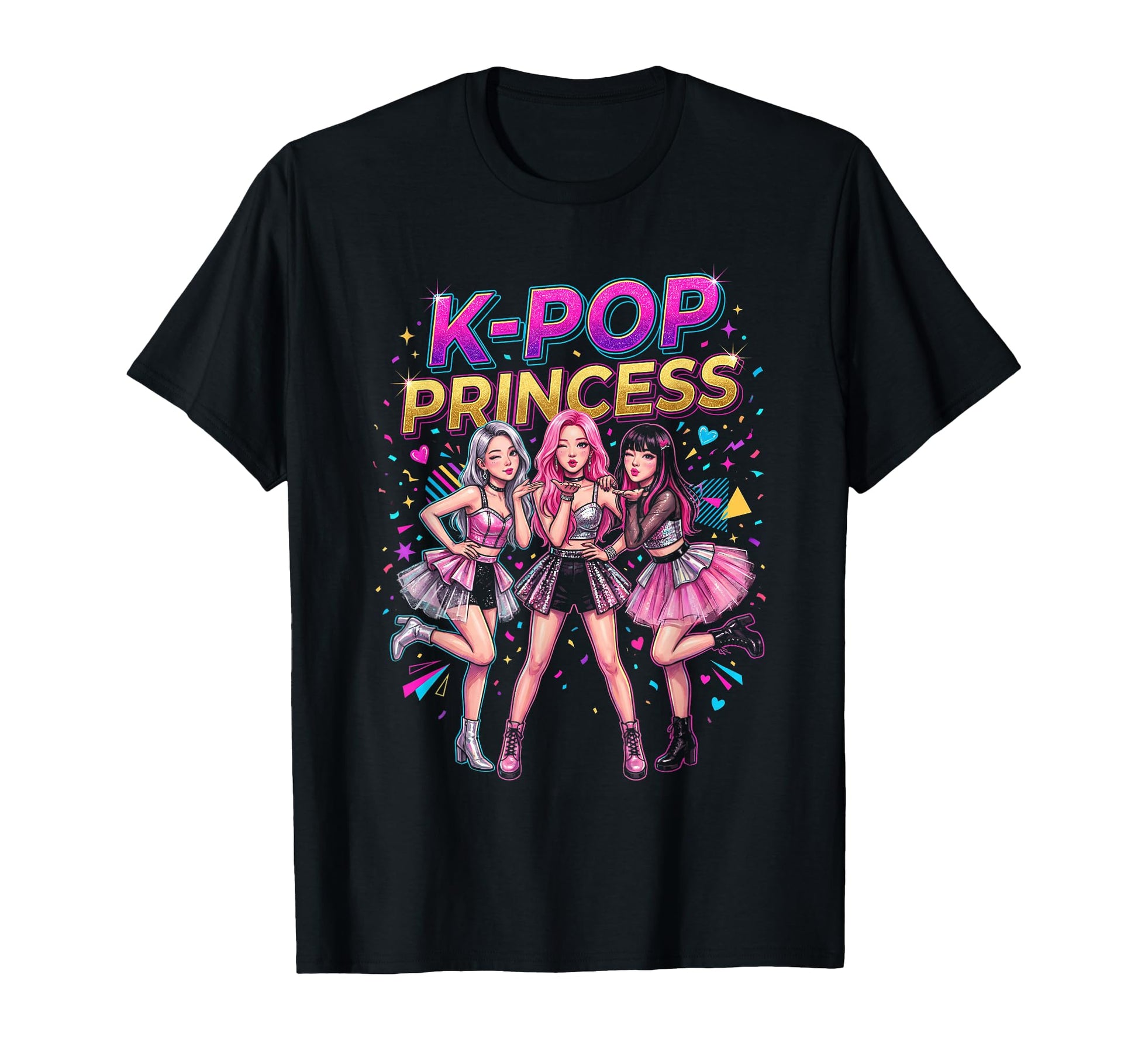 K Pop Princess Group Fan Music Lover T-Shirt - Novelty Apparel for Adults - T-Shirt, Sweatshirt, Hoodie