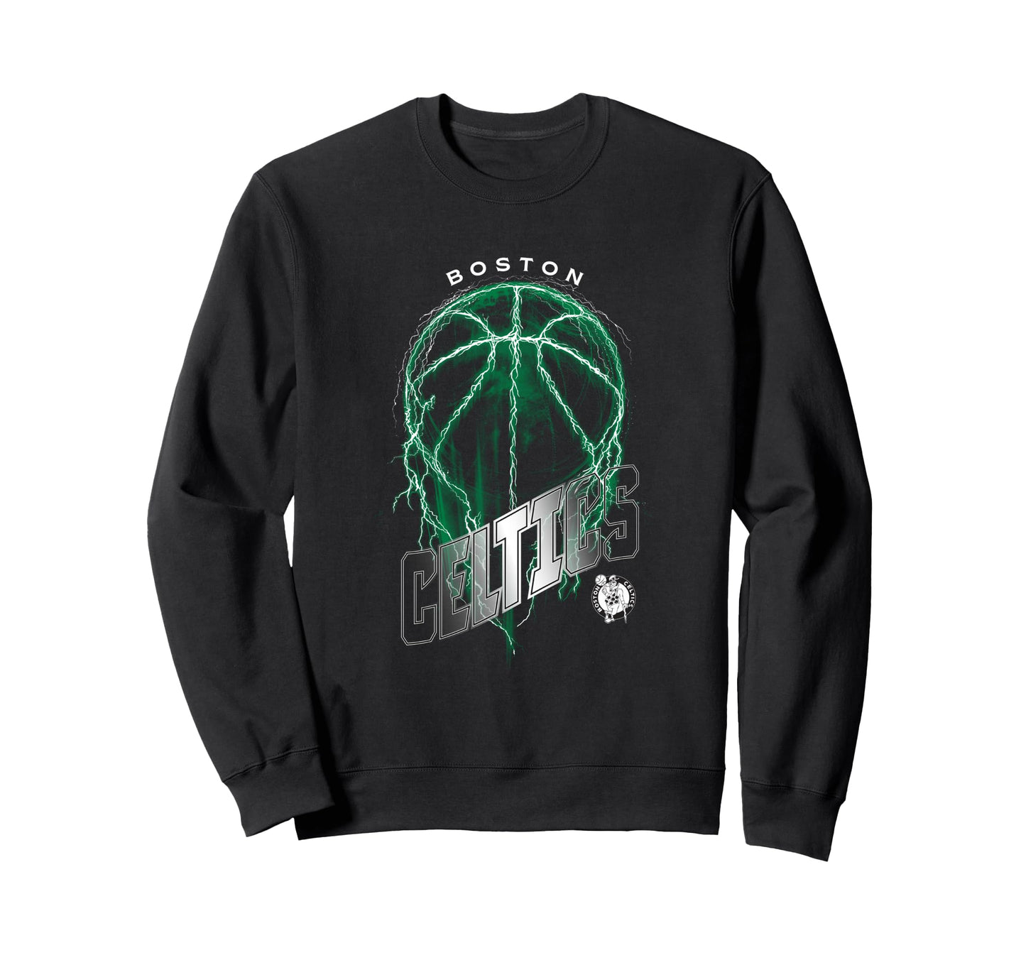 Nba Boston Celtics Lightning Bolt Sweatshirt - Streetwear Style Unisex - T-Shirt, Sweatshirt, Hoodie