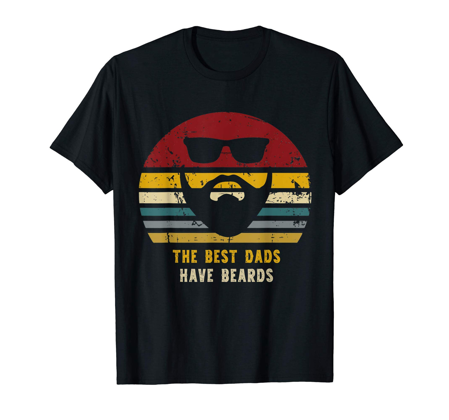 Best Dads Have Beards Funny Bearded T-Shirt - Aesthetic Graphic Men Women - T-Shirt, Sweatshirt, Hoodie