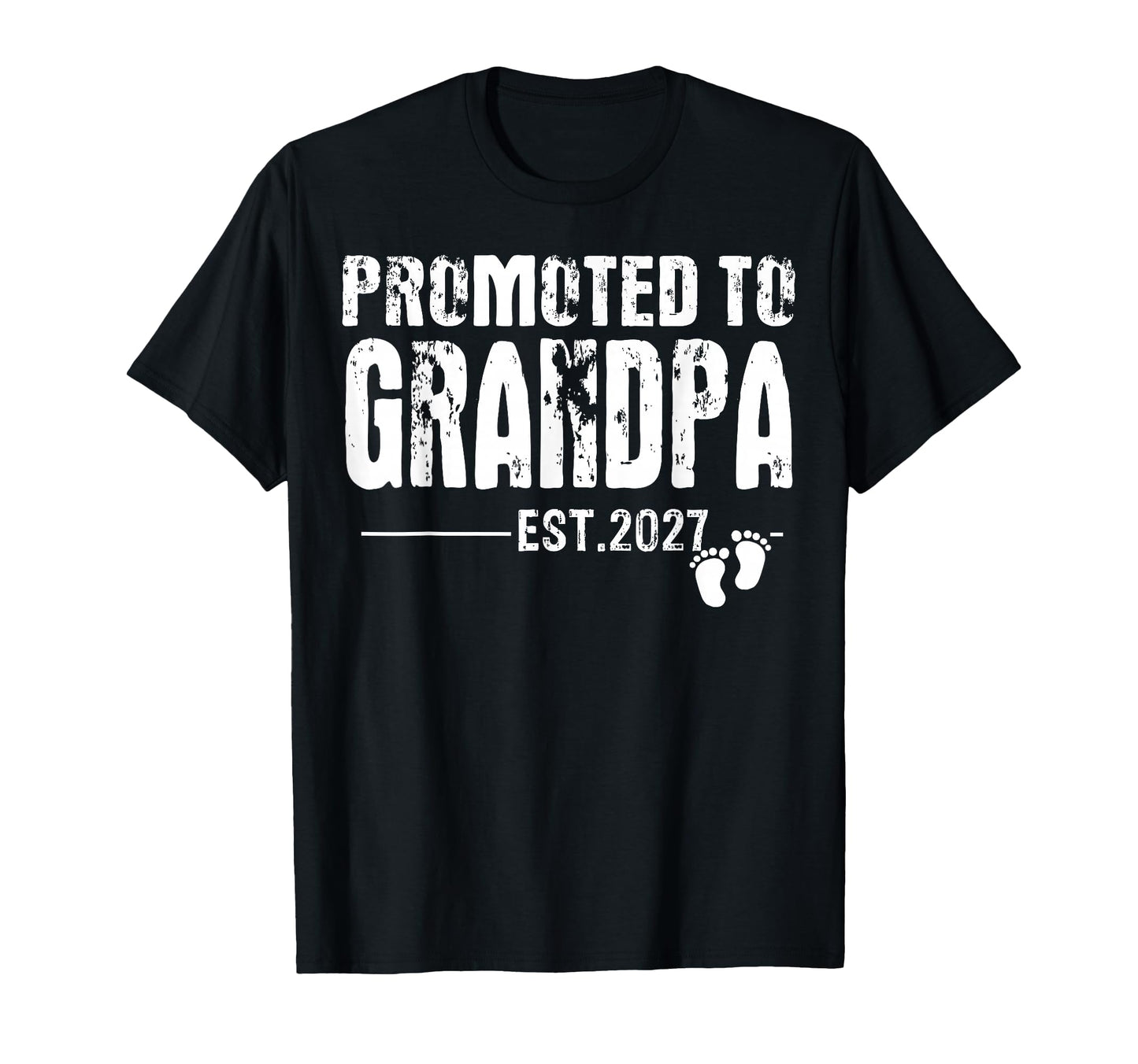 Promoted To Grandpa 2027 Funny New T-Shirt - Fun Novelty Design for Adults - T-Shirt, Sweatshirt, Hoodie