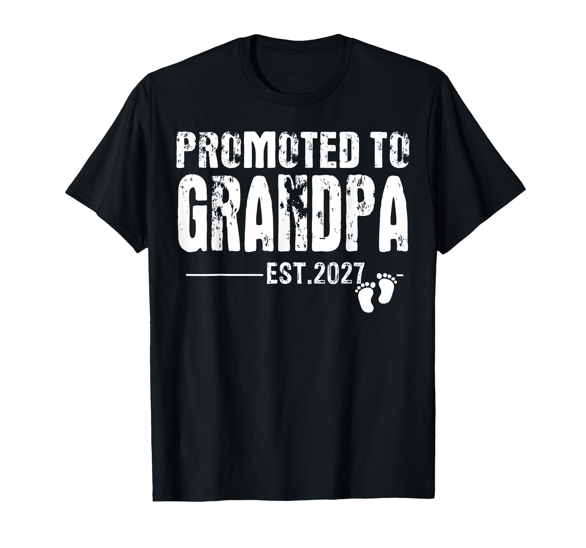 Promoted To Grandpa 2027 Funny New T-Shirt - Fun Novelty Design for Adults - T-Shirt, Sweatshirt, Hoodie