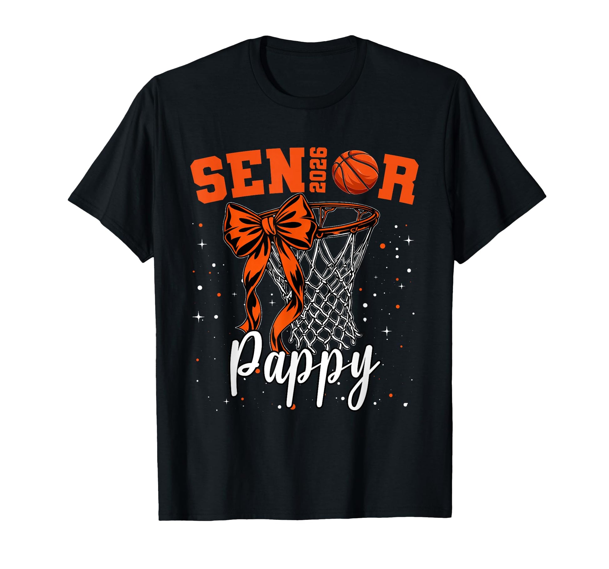 Senior Pappy Class 2026 Basketball T-Shirt - Novelty Apparel for Adults - T-Shirt, Sweatshirt, Hoodie