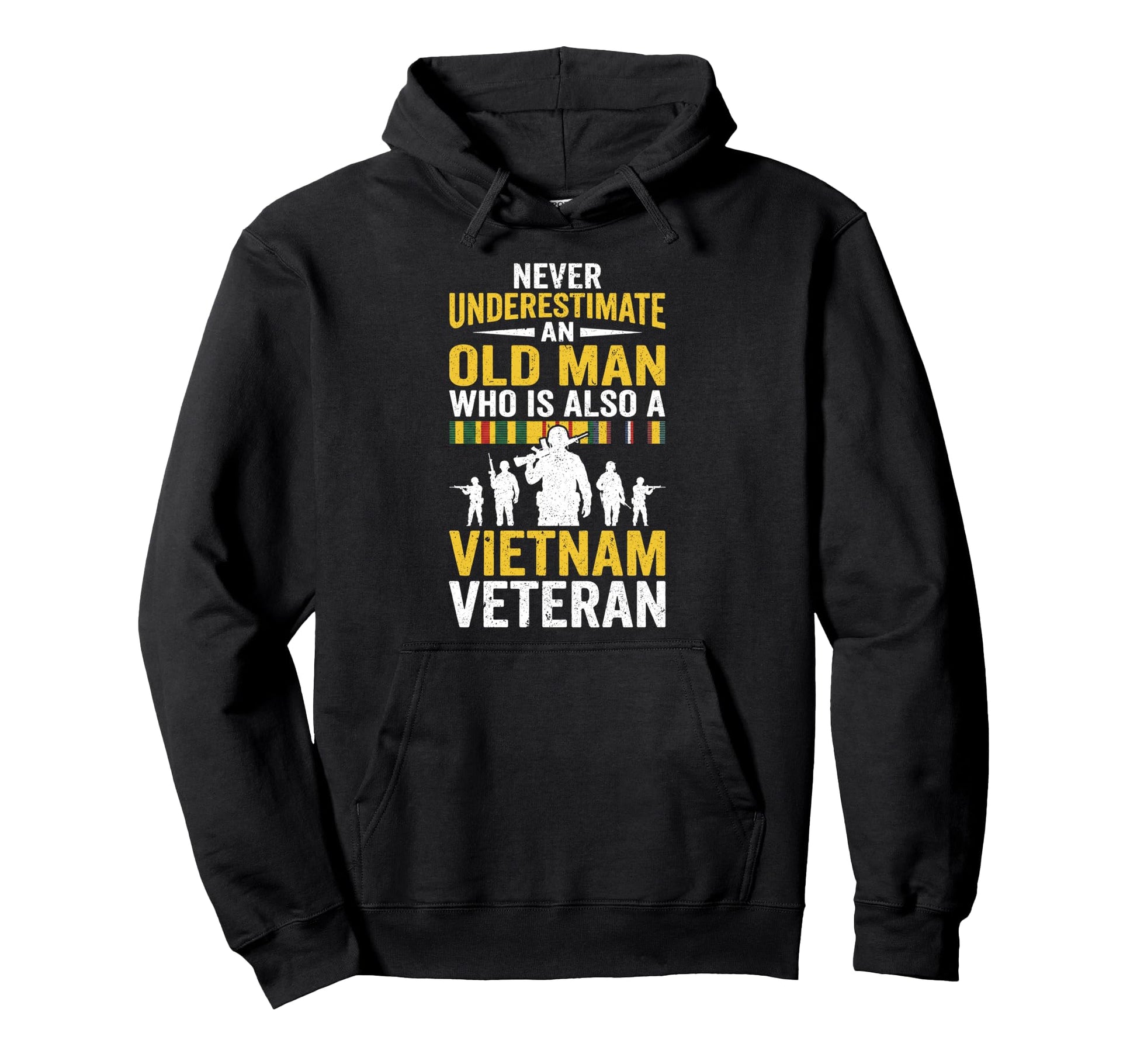 Never Underestimate Old Who Is Also Hoodie - Custom Art Print Men Women - T-Shirt, Sweatshirt, Hoodie