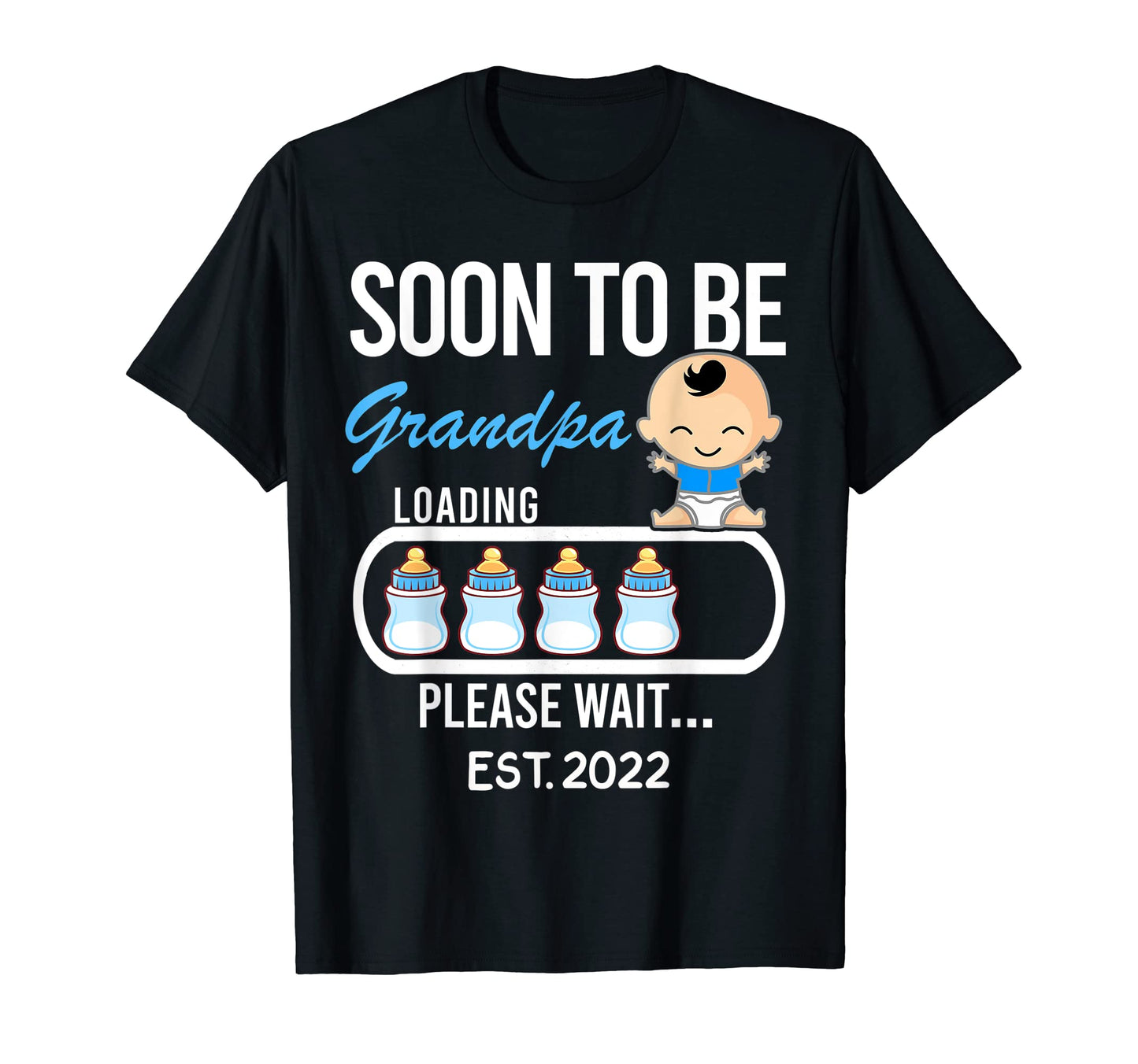 Soon To Be Grandpa 2022 Promoted To T-Shirt - Streetwear Style Unisex - T-Shirt, Sweatshirt, Hoodie