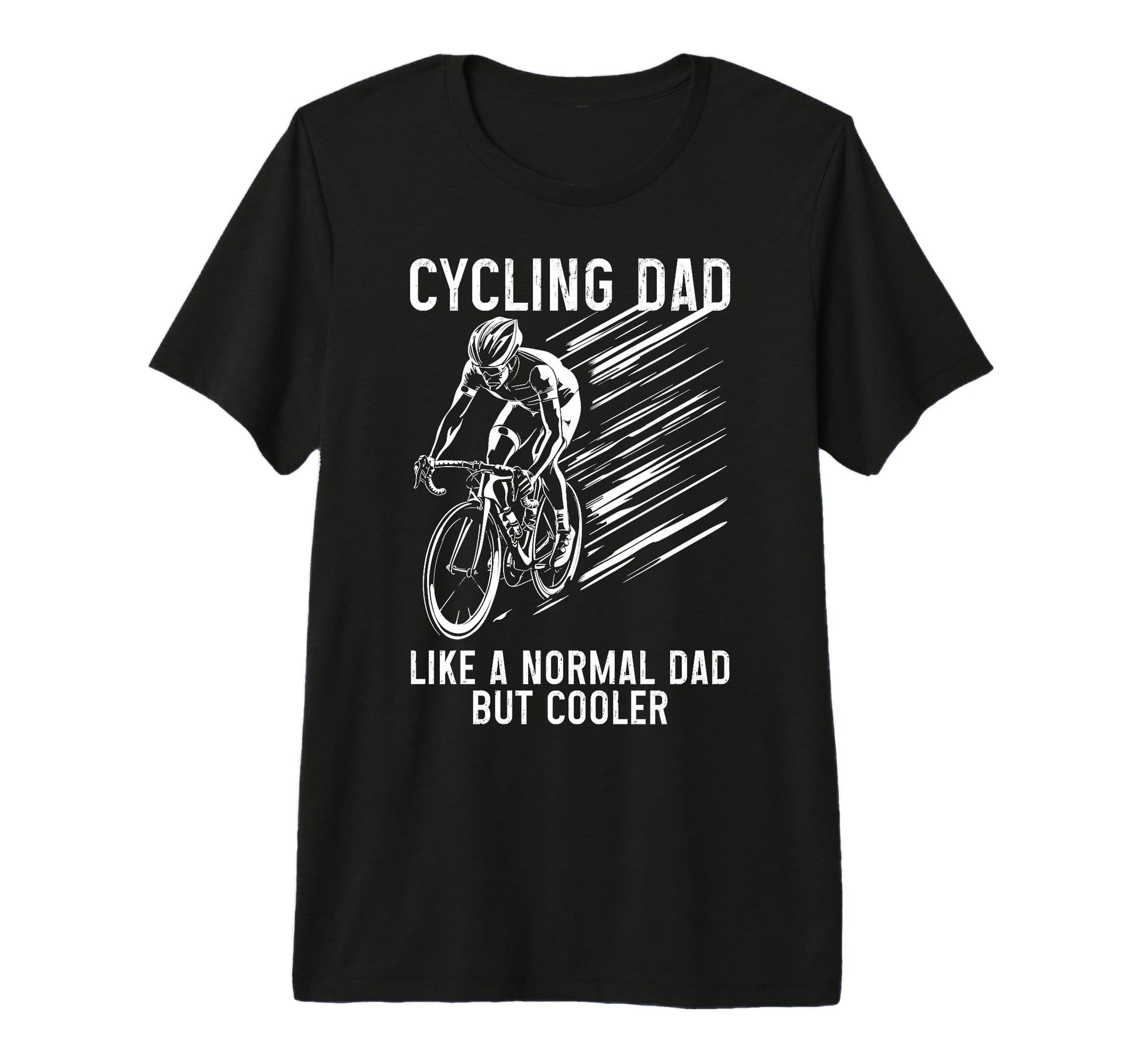 Mens Cycling Dad Like Normal Dad But T-Shirt - Trendy Graphic for Adults - T-Shirt, Sweatshirt, Hoodie