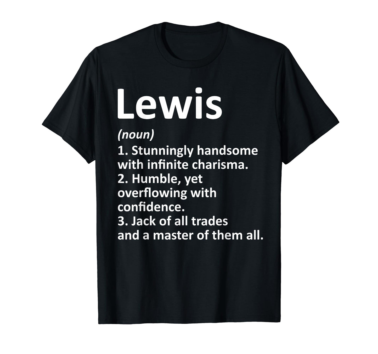 Lewis Definition Personalized Name T-Shirt - Streetwear Style for Adults - T-Shirt, Sweatshirt, Hoodie