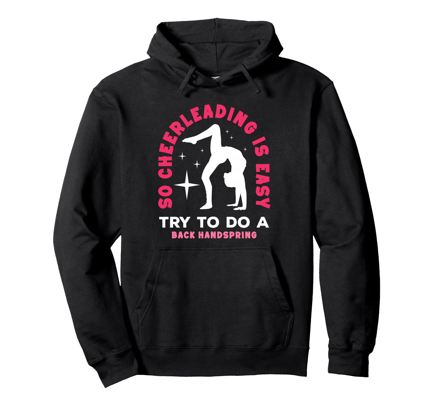 Funny Cheerleader Is Easy Do Back Hoodie - Streetwear Style Men Women - T-Shirt, Sweatshirt, Hoodie