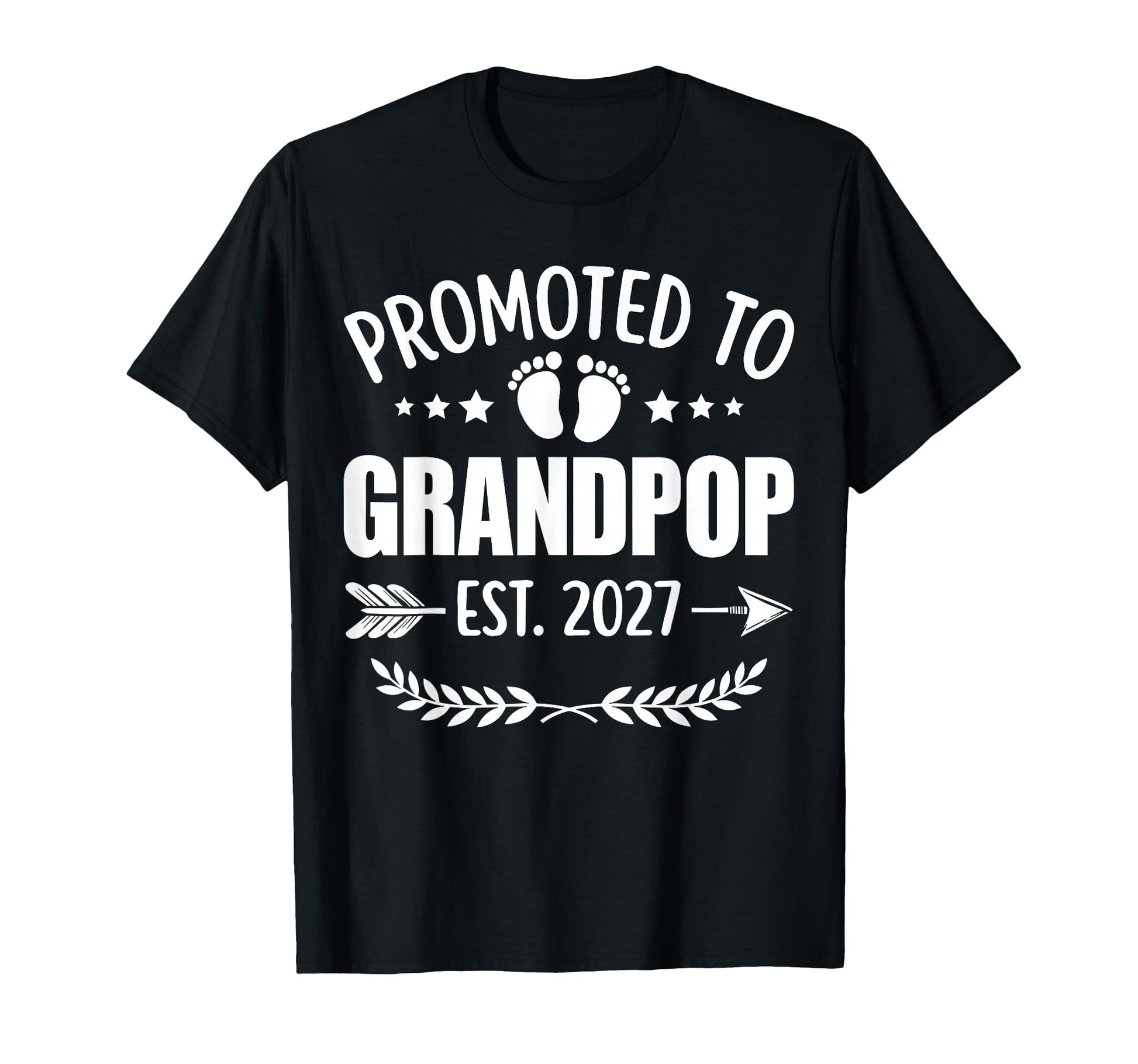 Promoted To Grandpop Est 2027 Grandpa T-Shirt - Streetwear Style Men Women - T-Shirt, Sweatshirt, Hoodie