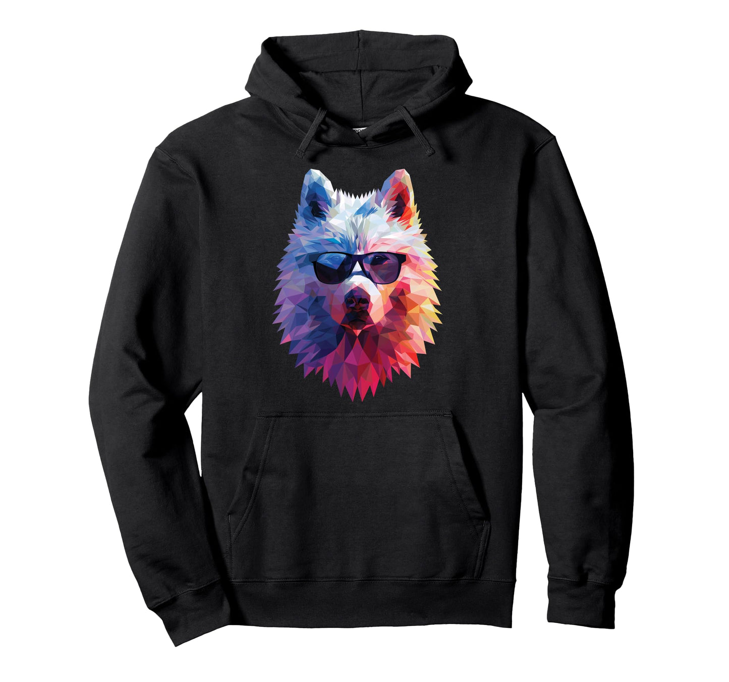 Dog Dad Mom Sunglasses Samoyed Hoodie - Streetwear Style Unisex - T-Shirt, Sweatshirt, Hoodie