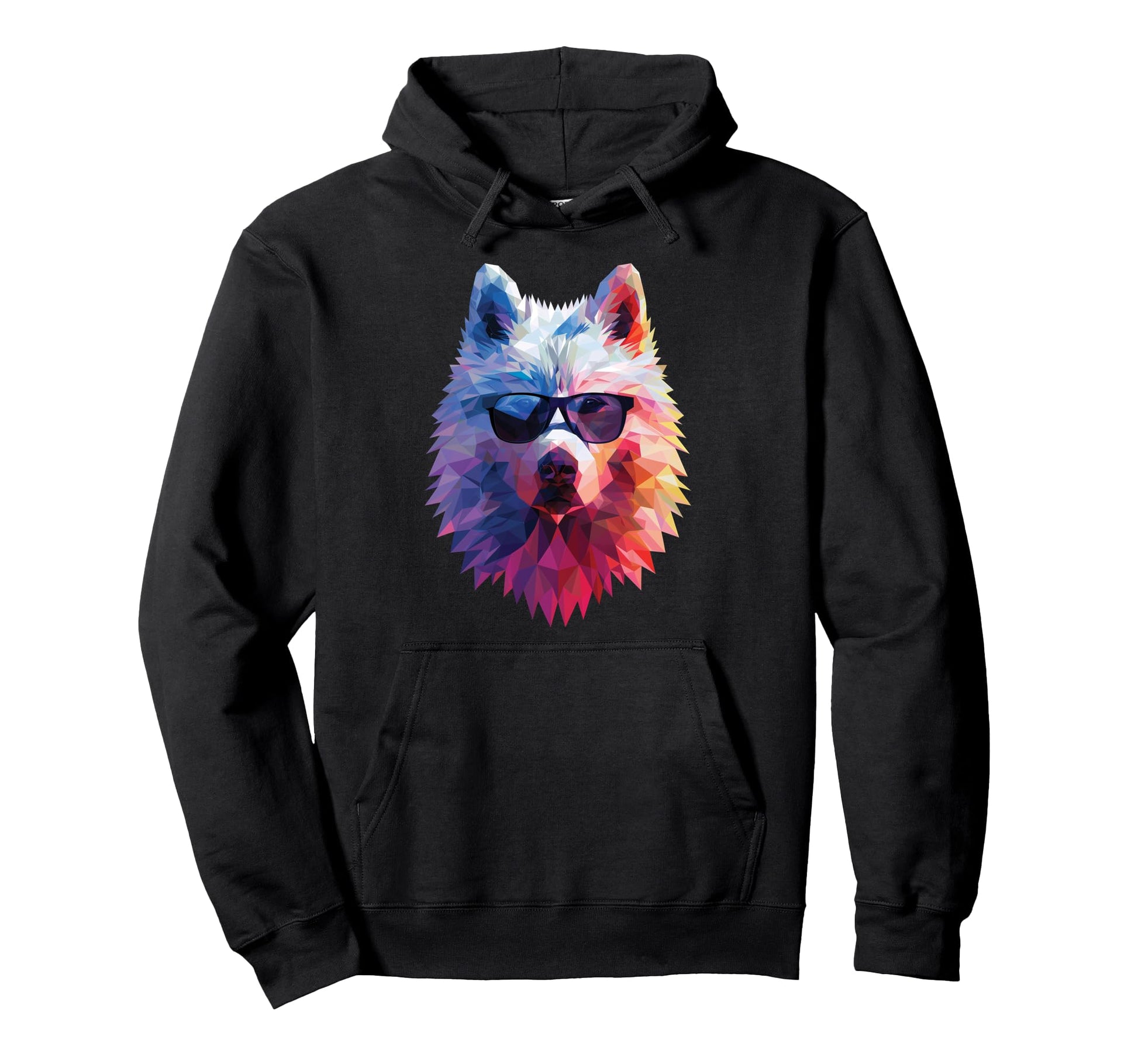Dog Dad Mom Sunglasses Samoyed Hoodie - Streetwear Style Unisex - T-Shirt, Sweatshirt, Hoodie