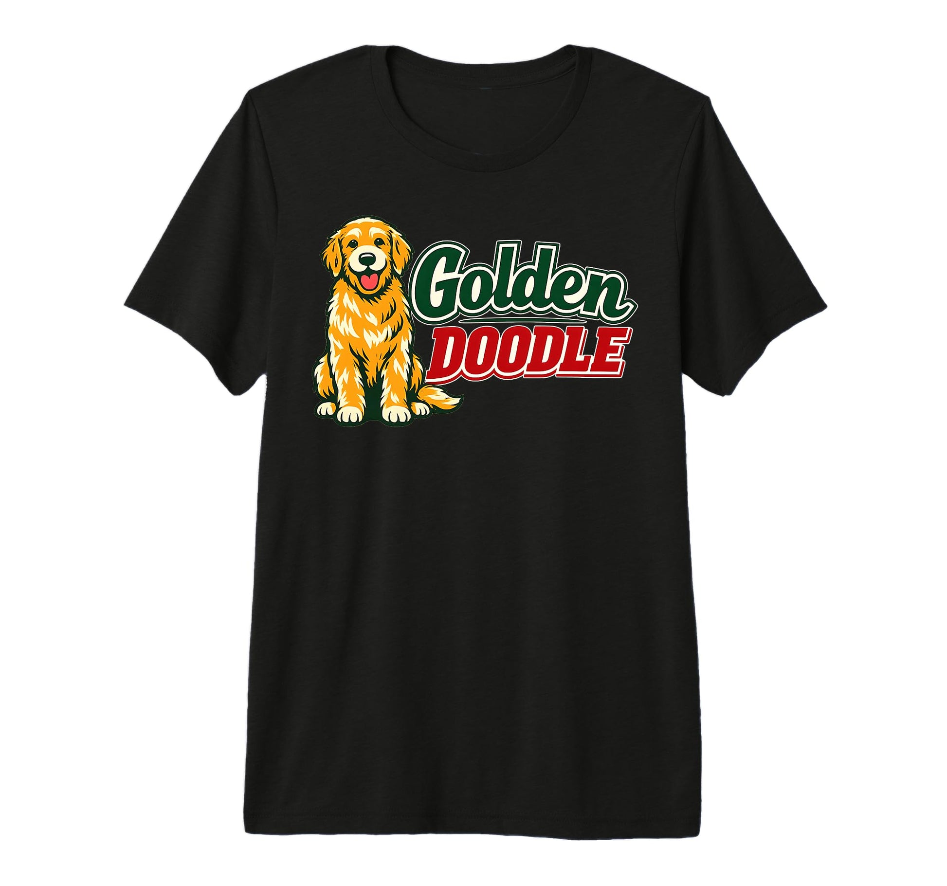 Golden Doodle Outdoor Hiking Dog T-Shirt - Casual Everyday Wear Unisex - T-Shirt, Sweatshirt, Hoodie