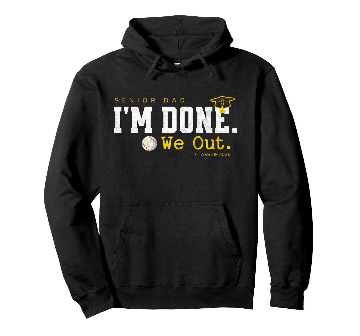 Senior Dad Class 2026 Graduation Soccer Hoodie - Unique Graphic Men Women - T-Shirt, Sweatshirt, Hoodie