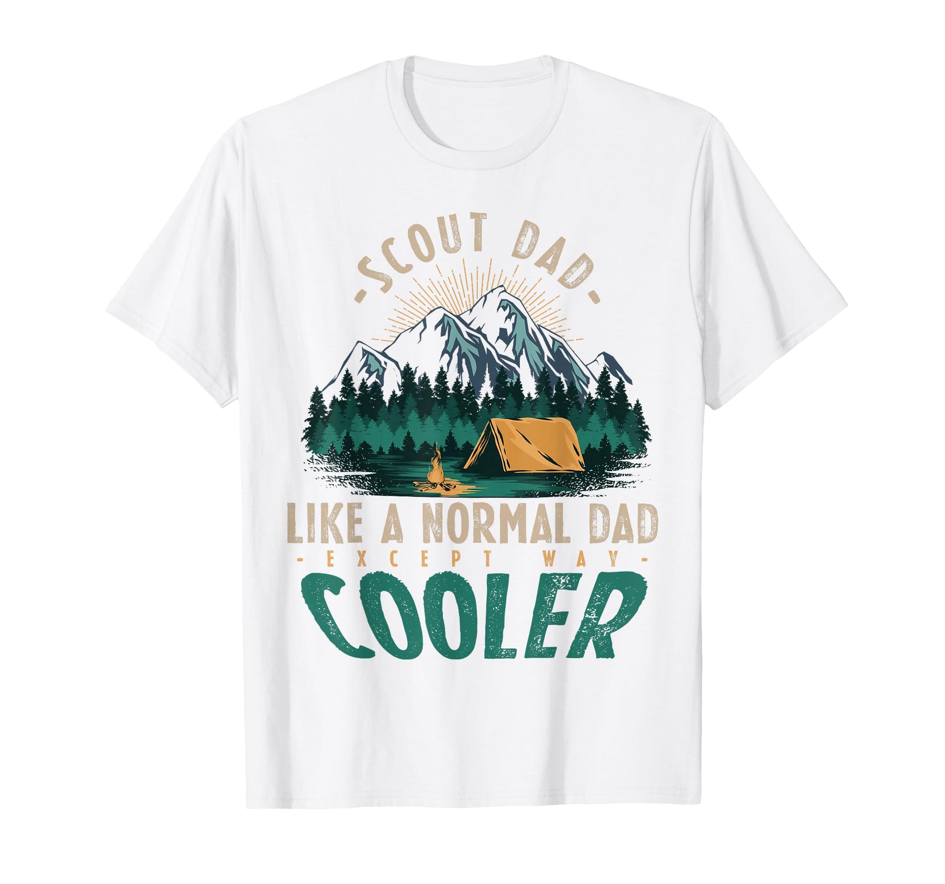 Scouting Fathers Day Scout Leader T-Shirt - Custom Art Print for Adults - T-Shirt, Sweatshirt, Hoodie