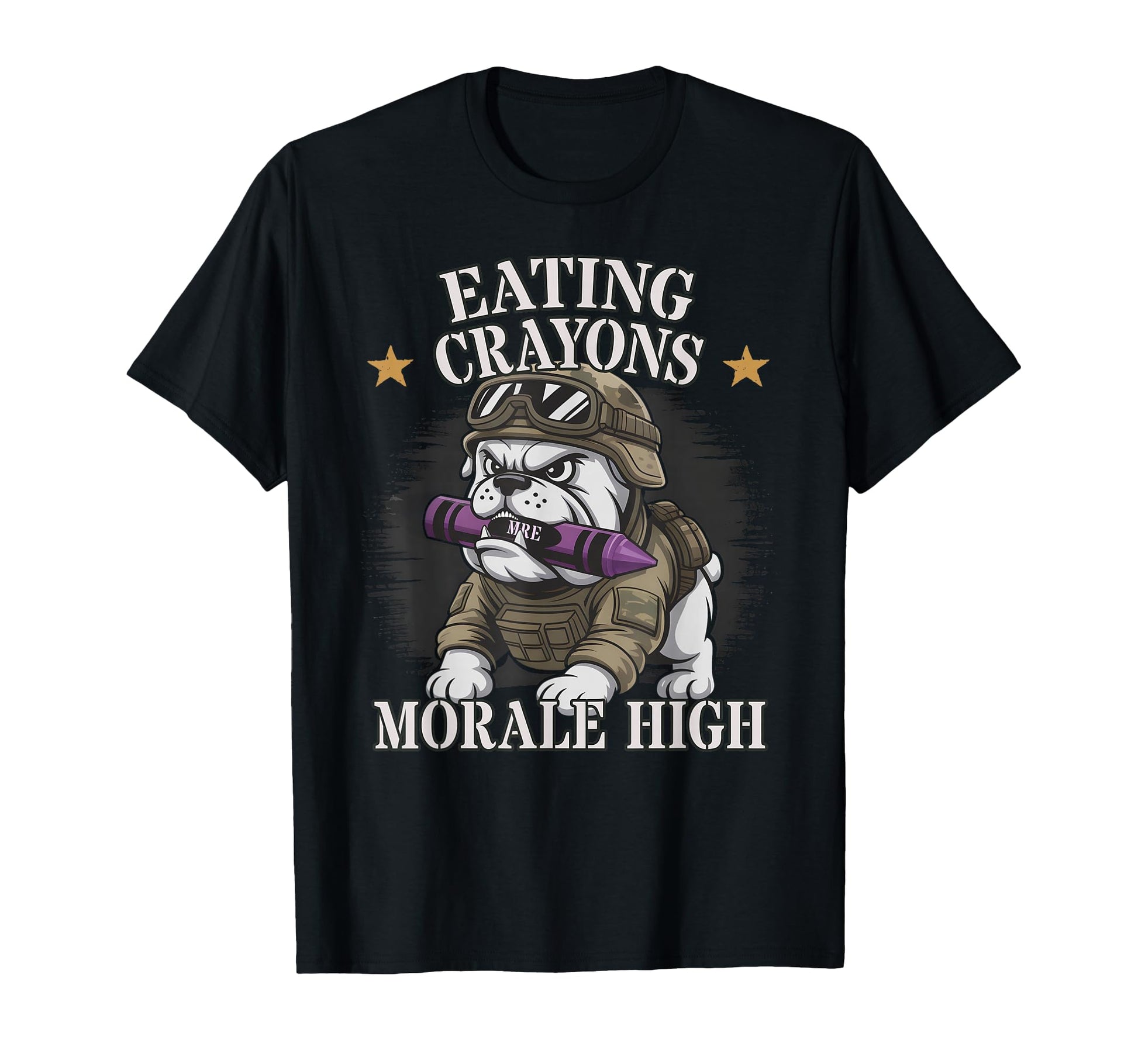 Sarcastic Eating Crayons Morale High T-Shirt - Minimalist Print for Adults - T-Shirt, Sweatshirt, Hoodie