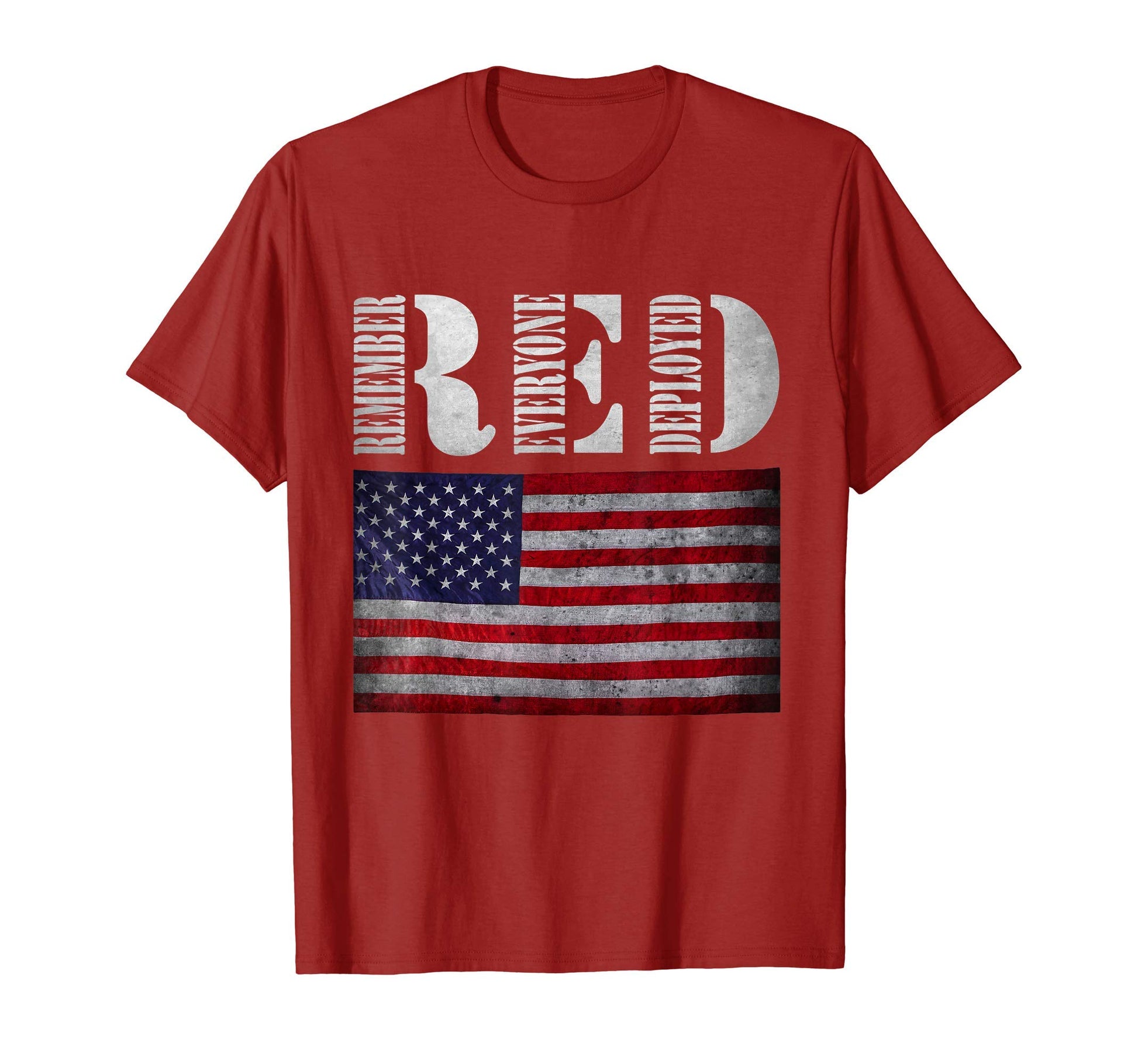 Remember Everyone Deployed Red Friday Us T-Shirt - Minimalist Print Unisex - T-Shirt, Sweatshirt, Hoodie