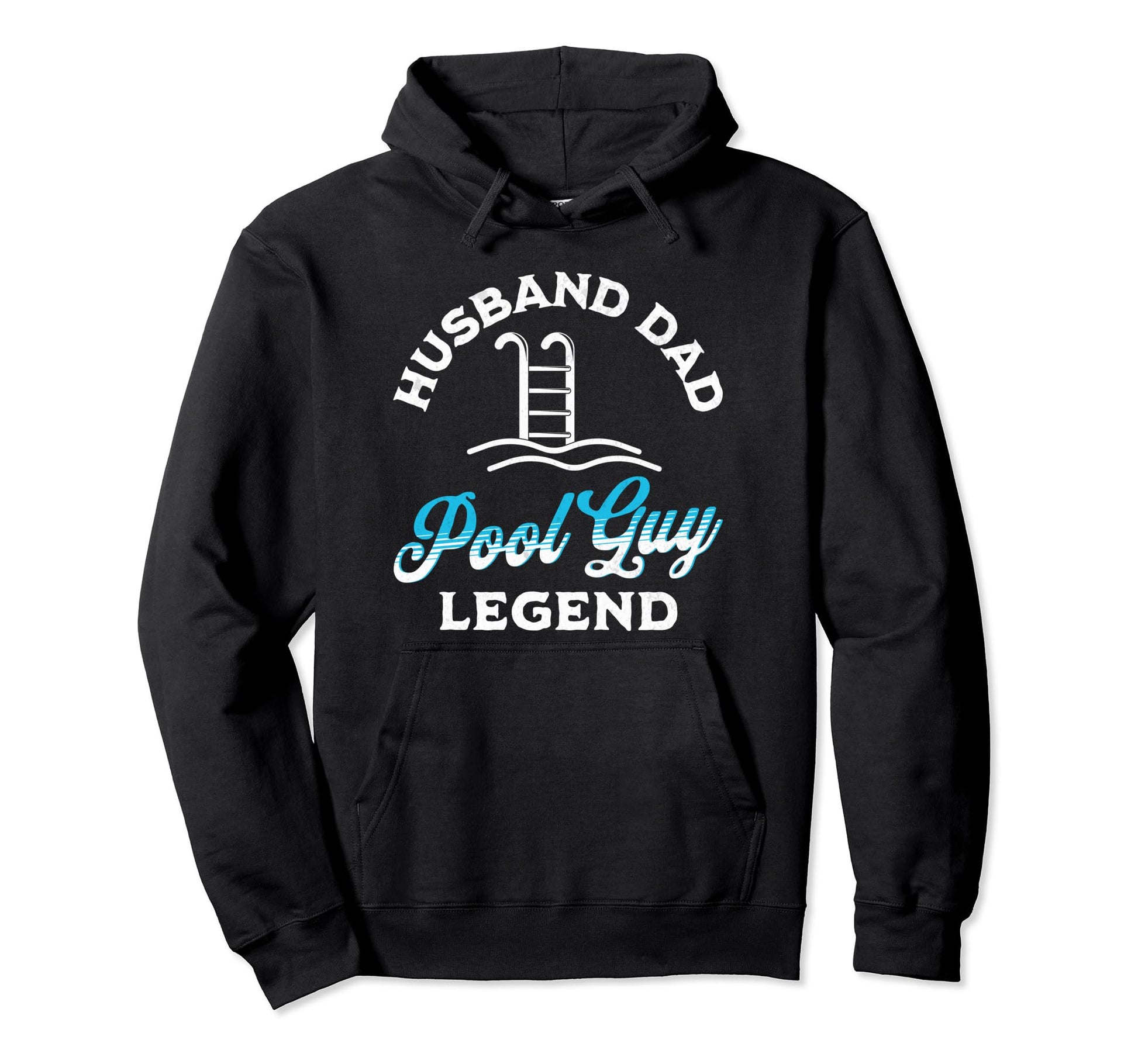 Husband Dad Pool Guy Legend Hoodie - Graphic Print for Adults - T-Shirt, Sweatshirt, Hoodie