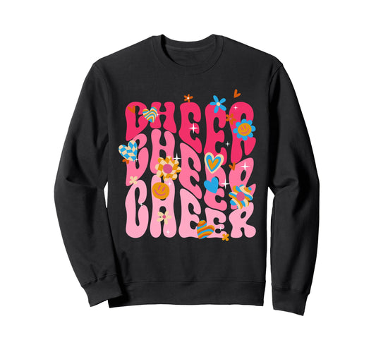 Cheerleading Cheerleader Squad Sweatshirt - Novelty Apparel for Adults - T-Shirt, Sweatshirt, Hoodie