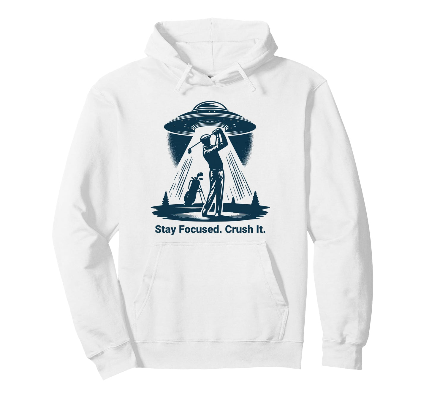 Funny Golf Sci Fi Motivational Hoodie - Casual Everyday Wear for Adults - T-Shirt, Sweatshirt, Hoodie