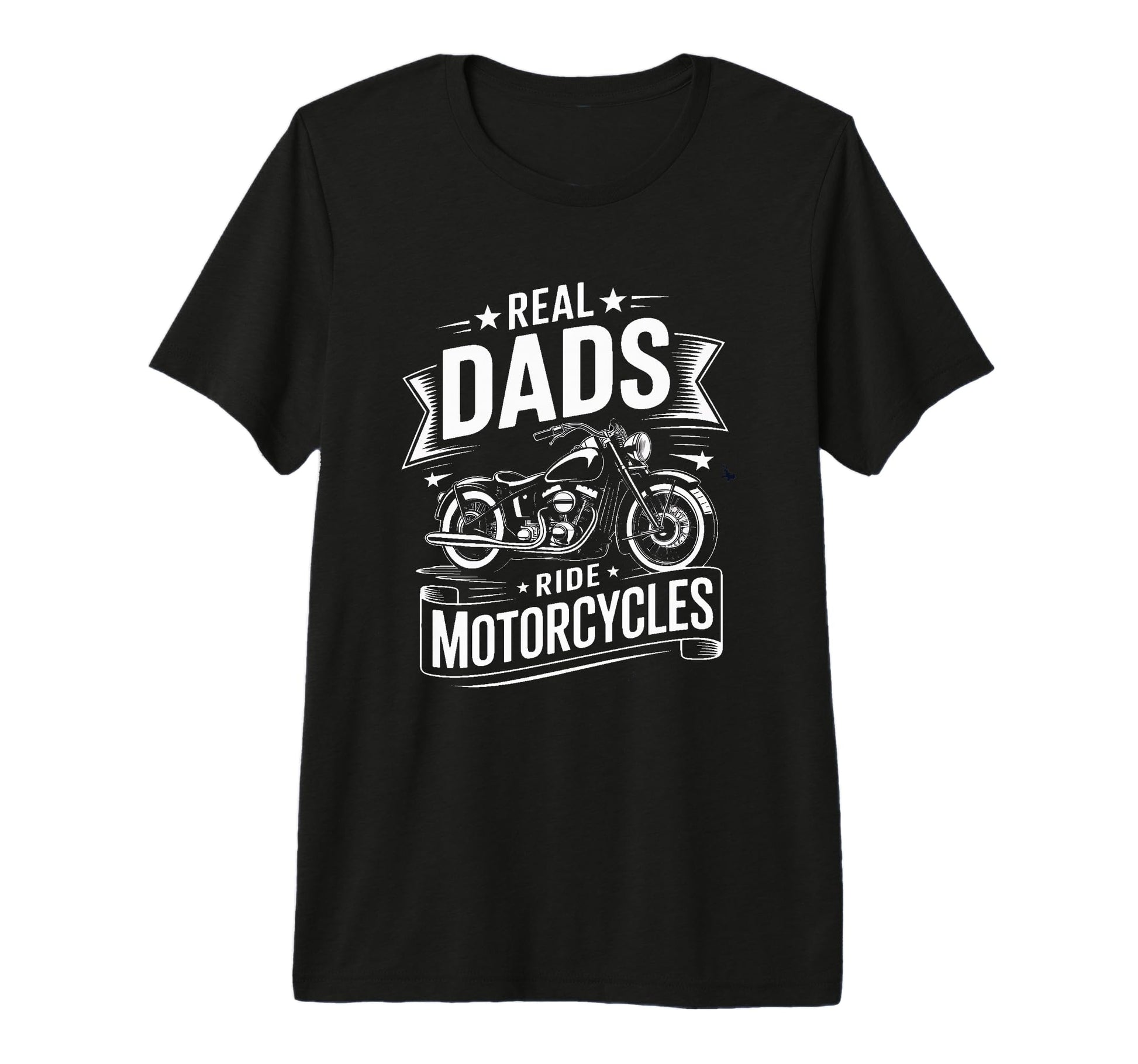 Real Dads Ride Motorcycles Biker T-Shirt - Fun Novelty Design Unisex - T-Shirt, Sweatshirt, Hoodie