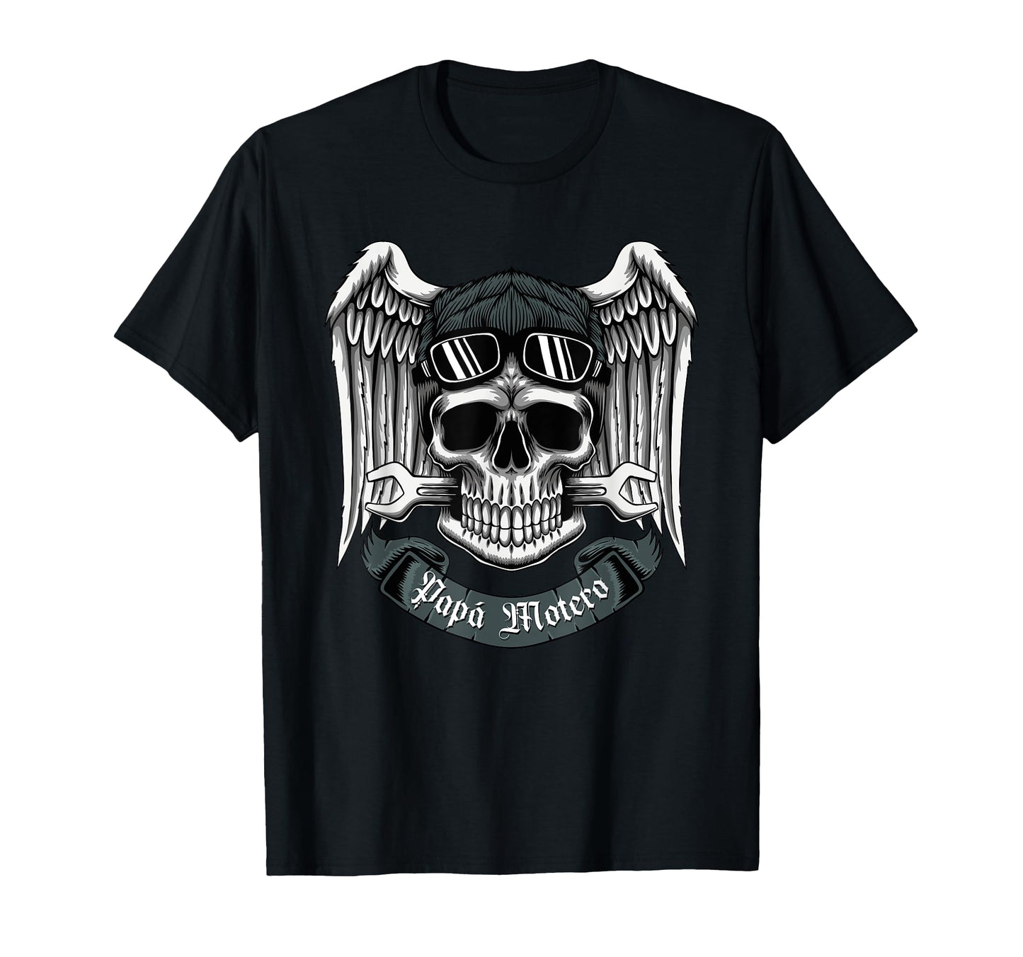 Biker Dad Motorcycle Dad T-Shirt - Custom Art Print for Adults - T-Shirt, Sweatshirt, Hoodie