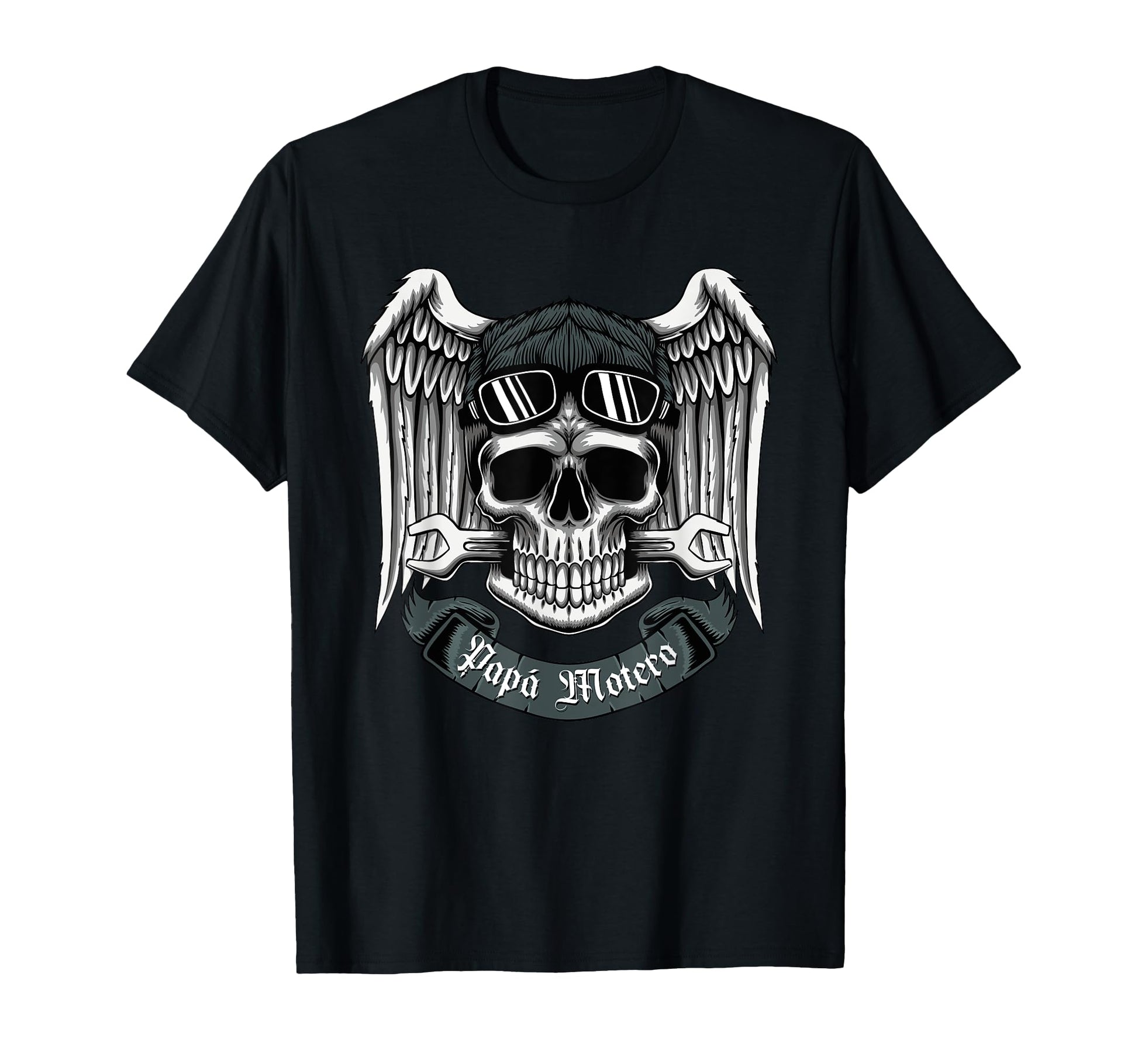 Biker Dad Motorcycle Dad T-Shirt - Custom Art Print for Adults - T-Shirt, Sweatshirt, Hoodie