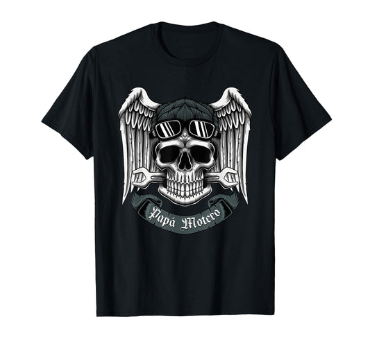 Biker Dad Motorcycle Dad T-Shirt - Custom Art Print for Adults - T-Shirt, Sweatshirt, Hoodie