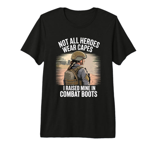 American Combat Boots 4Th July Proud Army T-Shirt - Trendy Graphic Unisex - T-Shirt, Sweatshirt, Hoodie