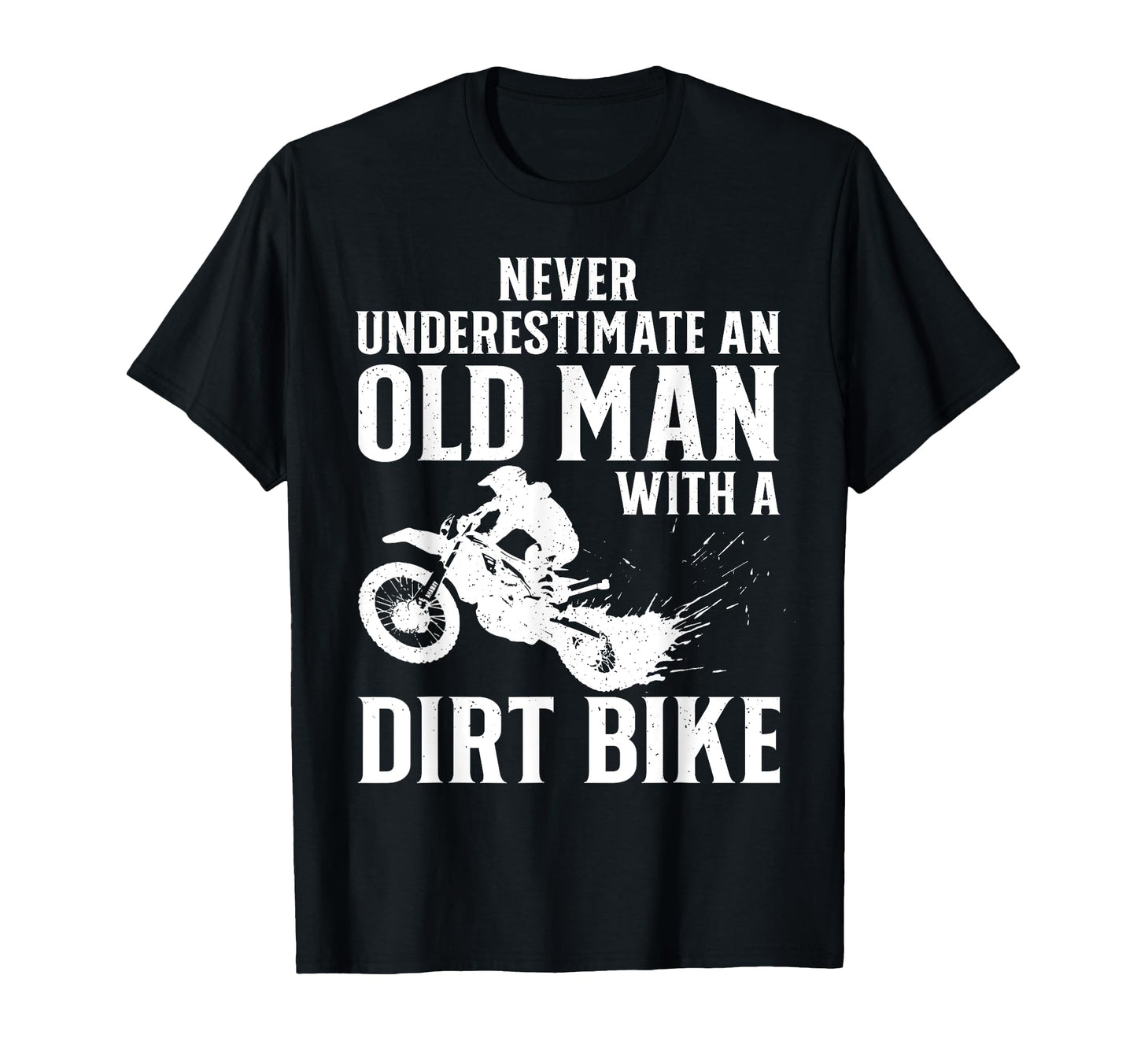 Dirt Bike Art Grandpa Dad Dirtbike Dirt T-Shirt - Aesthetic Graphic Unisex - T-Shirt, Sweatshirt, Hoodie