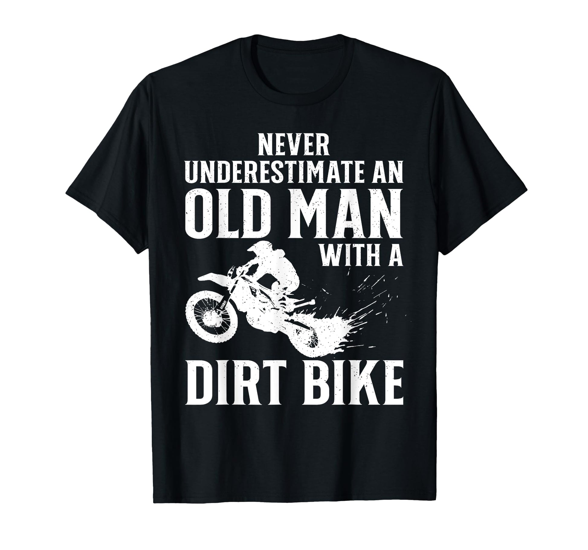 Dirt Bike Art Grandpa Dad Dirtbike Dirt T-Shirt - Aesthetic Graphic Unisex - T-Shirt, Sweatshirt, Hoodie