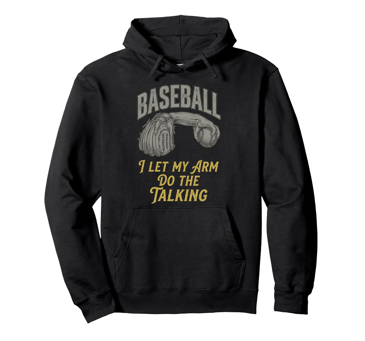Pitcher Baseball Baseball Lover Hoodie - Minimalist Print for Adults - T-Shirt, Sweatshirt, Hoodie