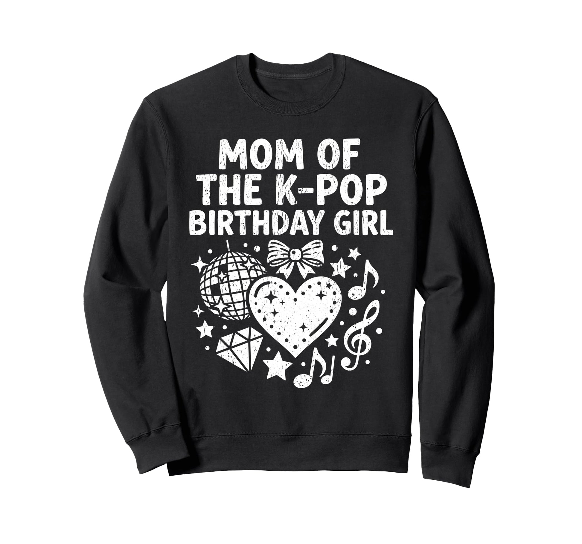 Mom K Pop Birthday Sweatshirt - Trendy Graphic for Adults - T-Shirt, Sweatshirt, Hoodie