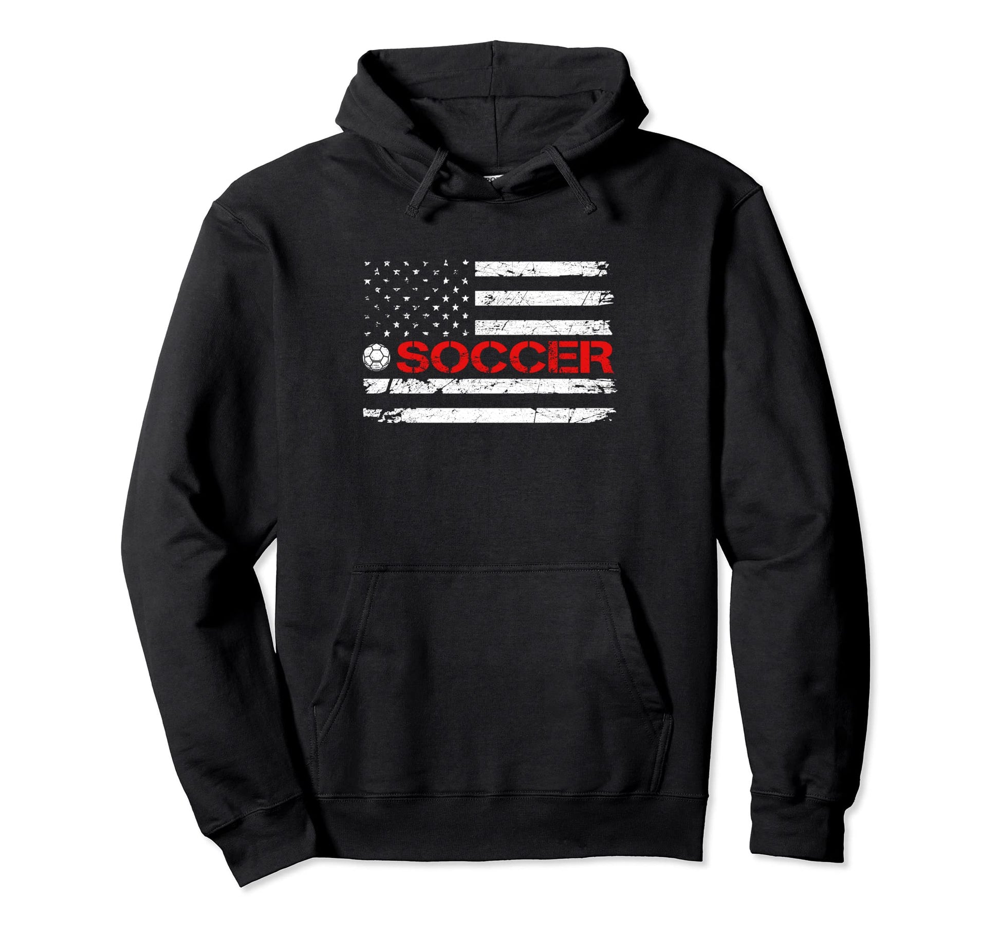 American Flag Soccer Mom Dad Brother Hoodie - Aesthetic Graphic Men Women - T-Shirt, Sweatshirt, Hoodie