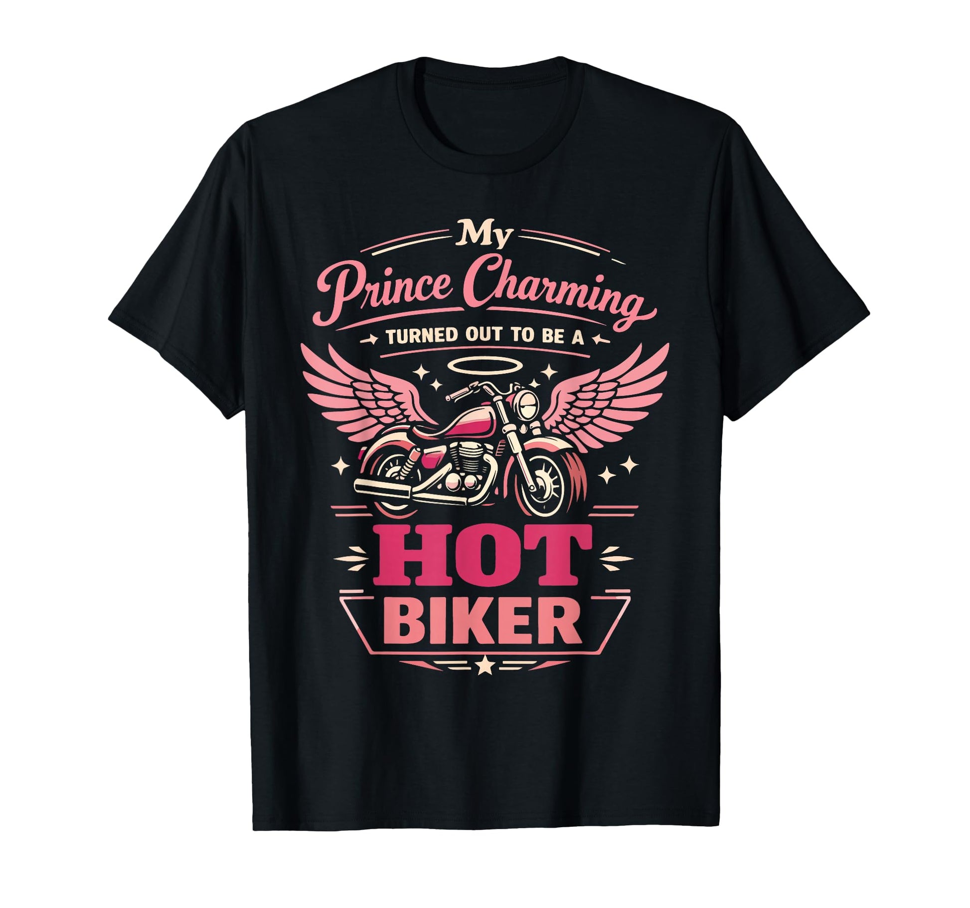 Motorcycle Biker Girlfriend My Prince T-Shirt - Casual Everyday Wear Unisex - T-Shirt, Sweatshirt, Hoodie