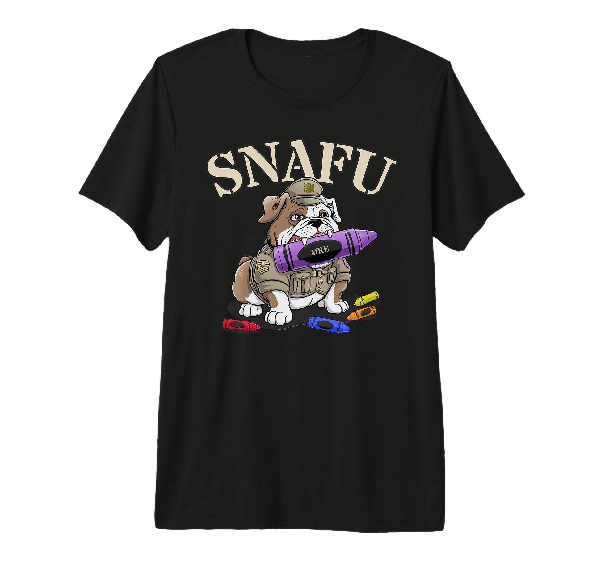Sarcastic Snafu I Eat Crayons Mre T-Shirt - Fun Novelty Design Unisex - T-Shirt, Sweatshirt, Hoodie