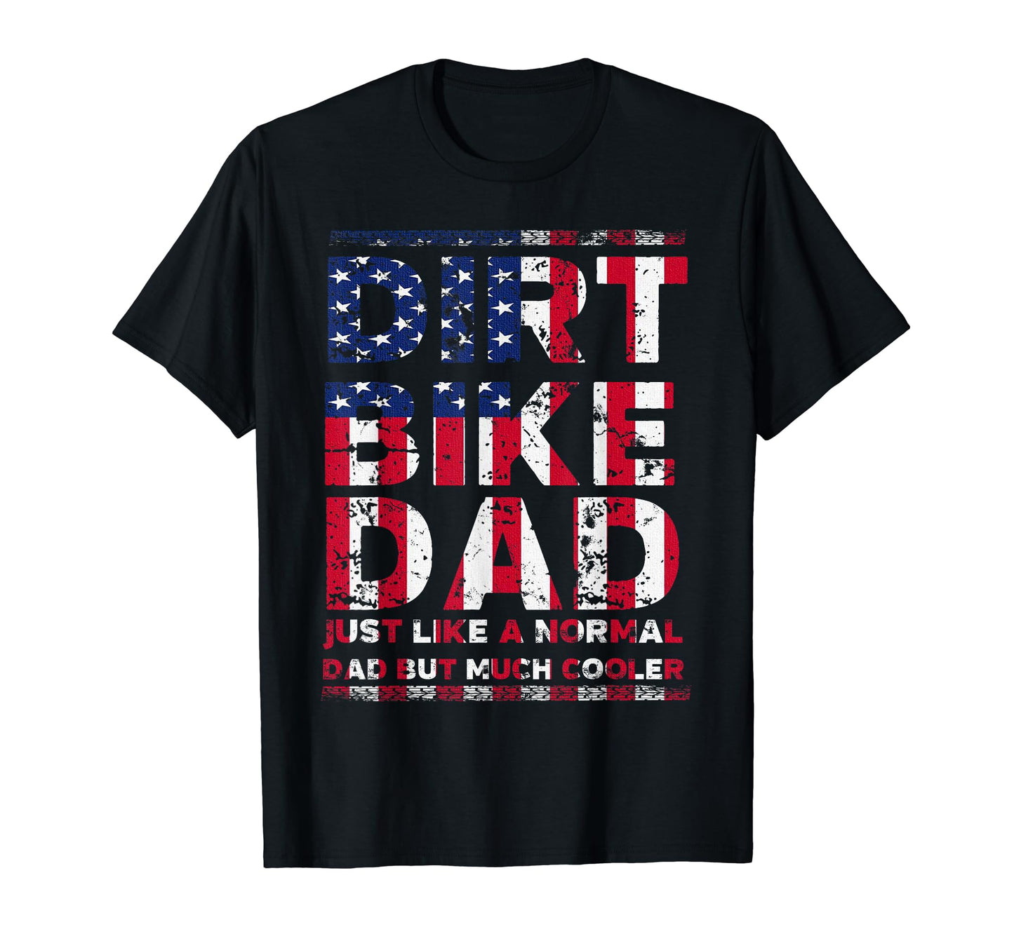 Dirt Bike Dad Bike Enduro Distressed T-Shirt - Trendy Graphic for Adults - T-Shirt, Sweatshirt, Hoodie