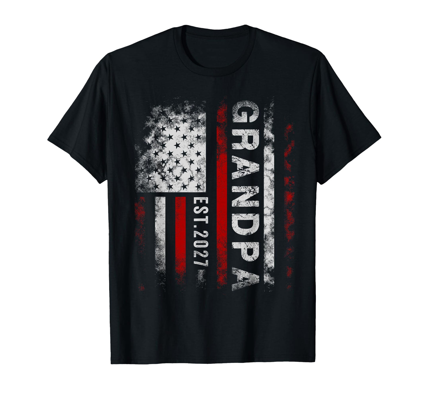 Promoted To Grandpa 2027 Funny New Grandpa T-Shirt - Novelty Apparel Unisex - T-Shirt, Sweatshirt, Hoodie