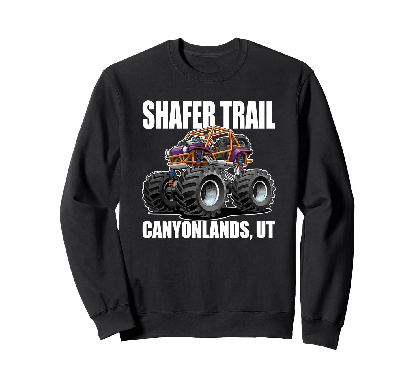 Shafer Trail Canyonlands Utah 4X4 Sweatshirt - Custom Art Print Unisex - T-Shirt, Sweatshirt, Hoodie