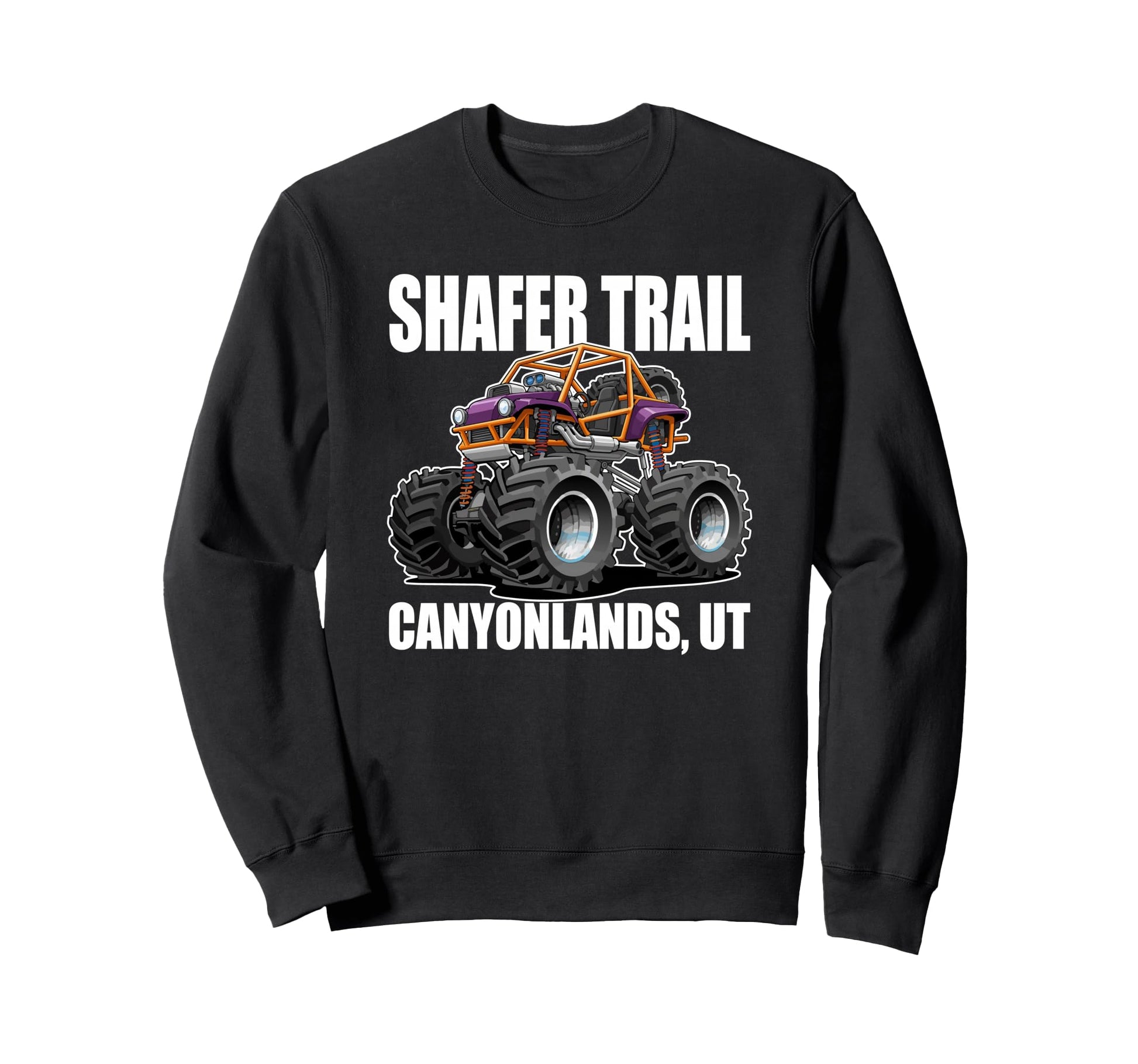 Shafer Trail Canyonlands Utah 4X4 Sweatshirt - Custom Art Print Unisex - T-Shirt, Sweatshirt, Hoodie